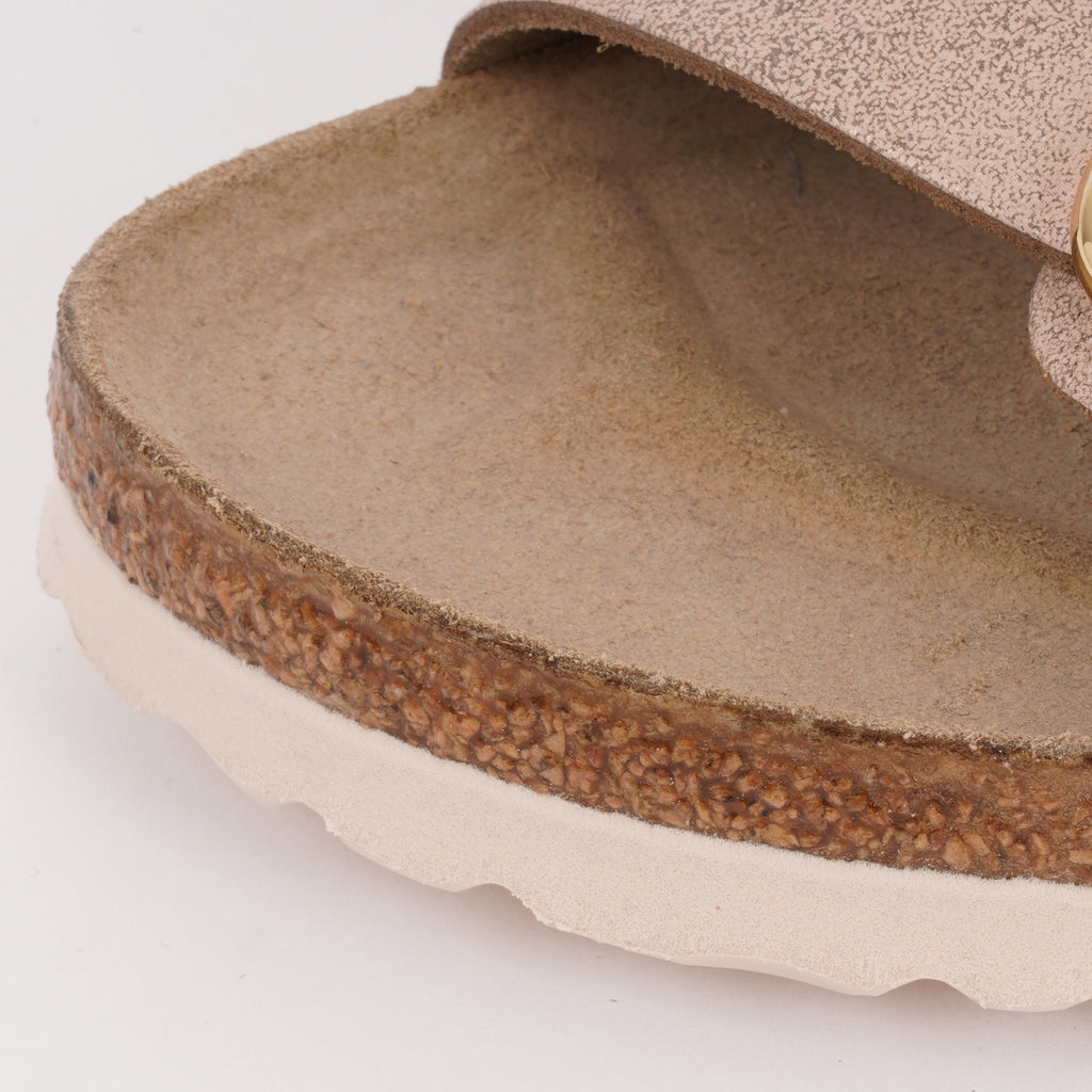 Birkenstock Womens Arizona Big Buckle Sandals - Washed Metallic Rose Gold