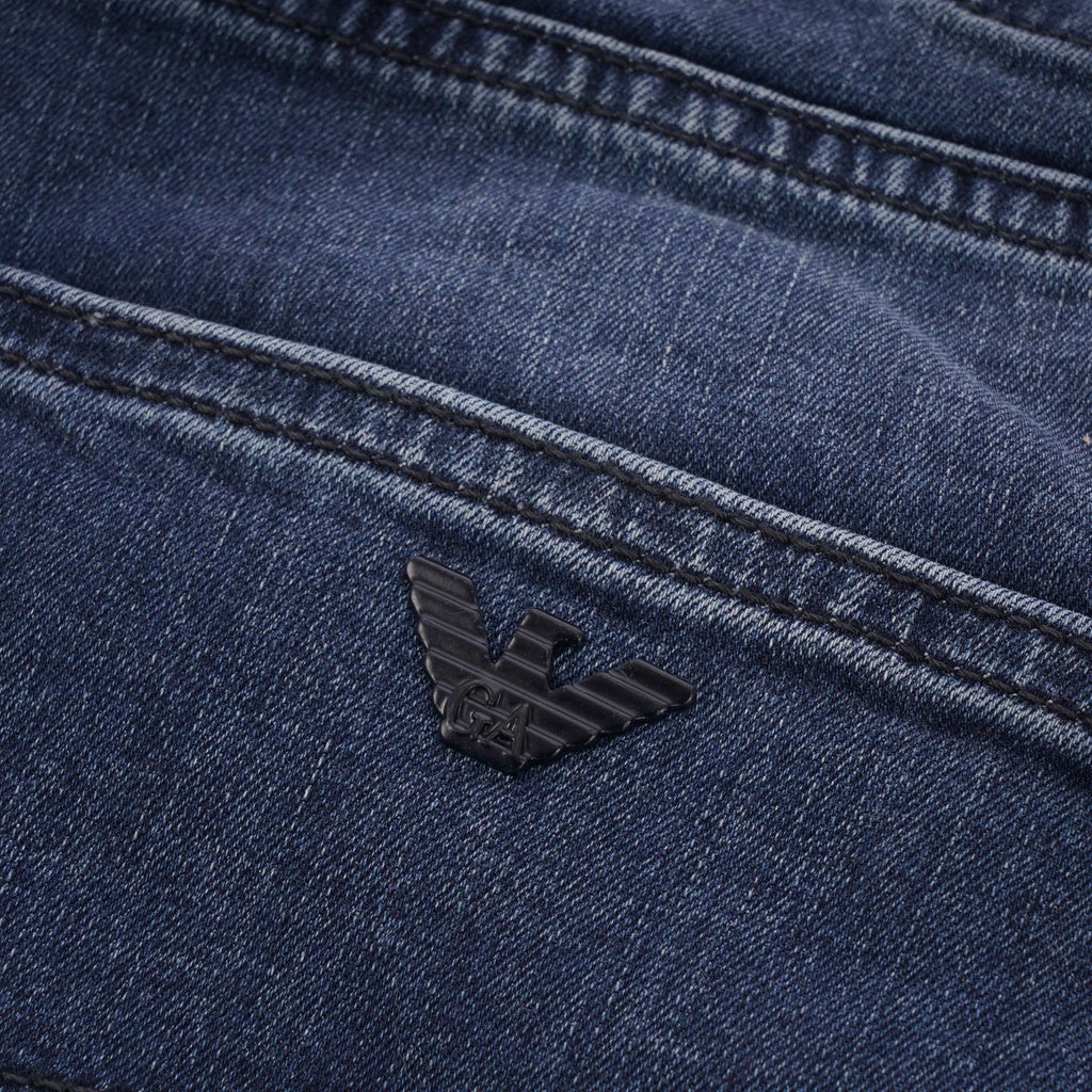 Emporio Armani J45 Comfort Denim - Medium Denim Blue