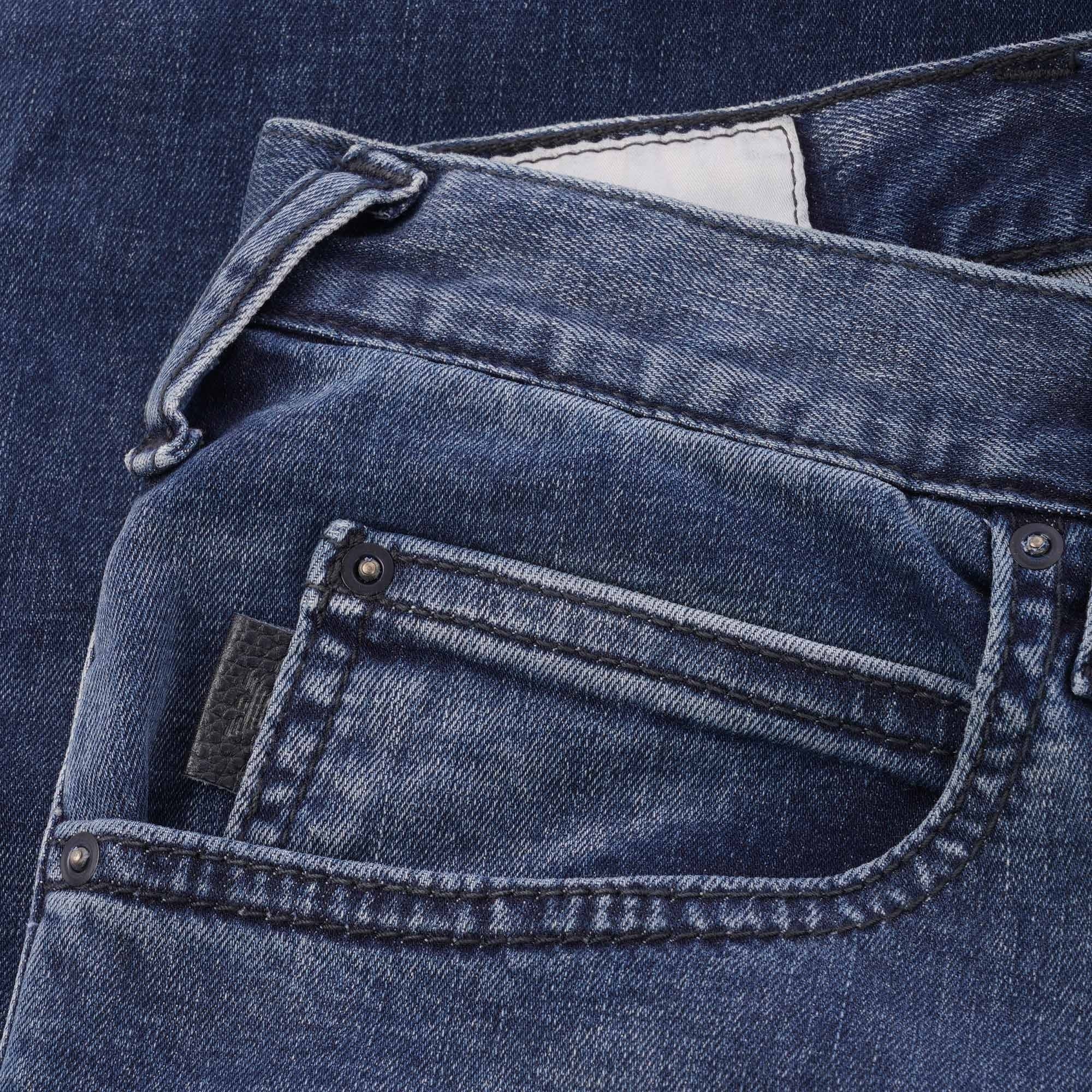 Emporio Armani J45 Comfort Denim - Medium Denim Blue