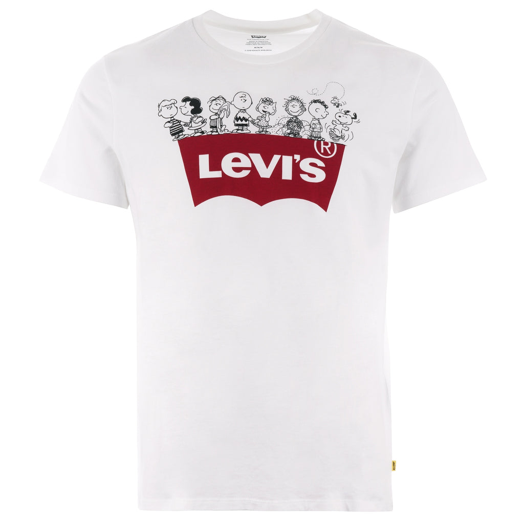 Levi's ® x Peanuts The Gang Graphic Housemark T-Shirt - White