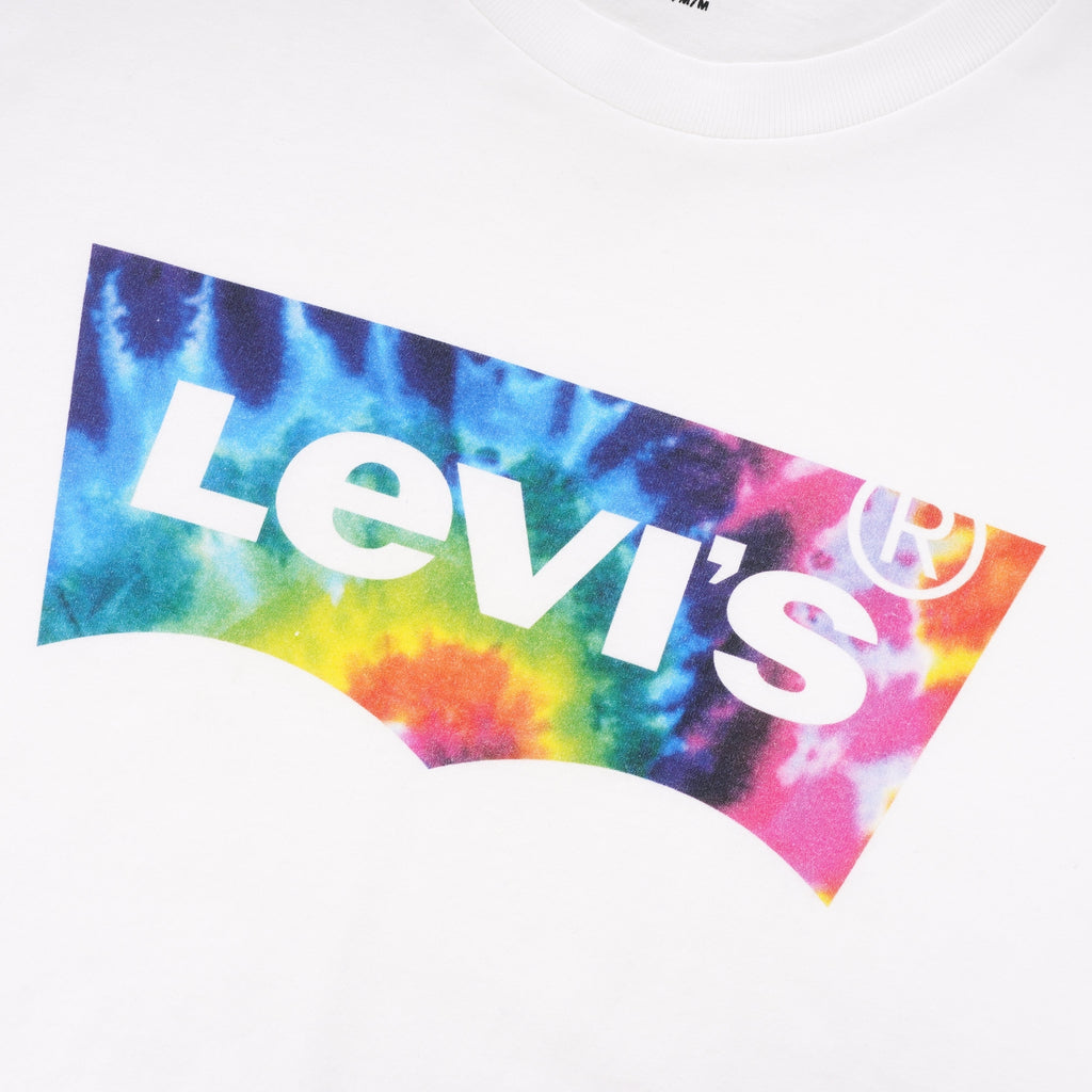 Levi's® Housemark T-Shirt - Tie Dye Logo White