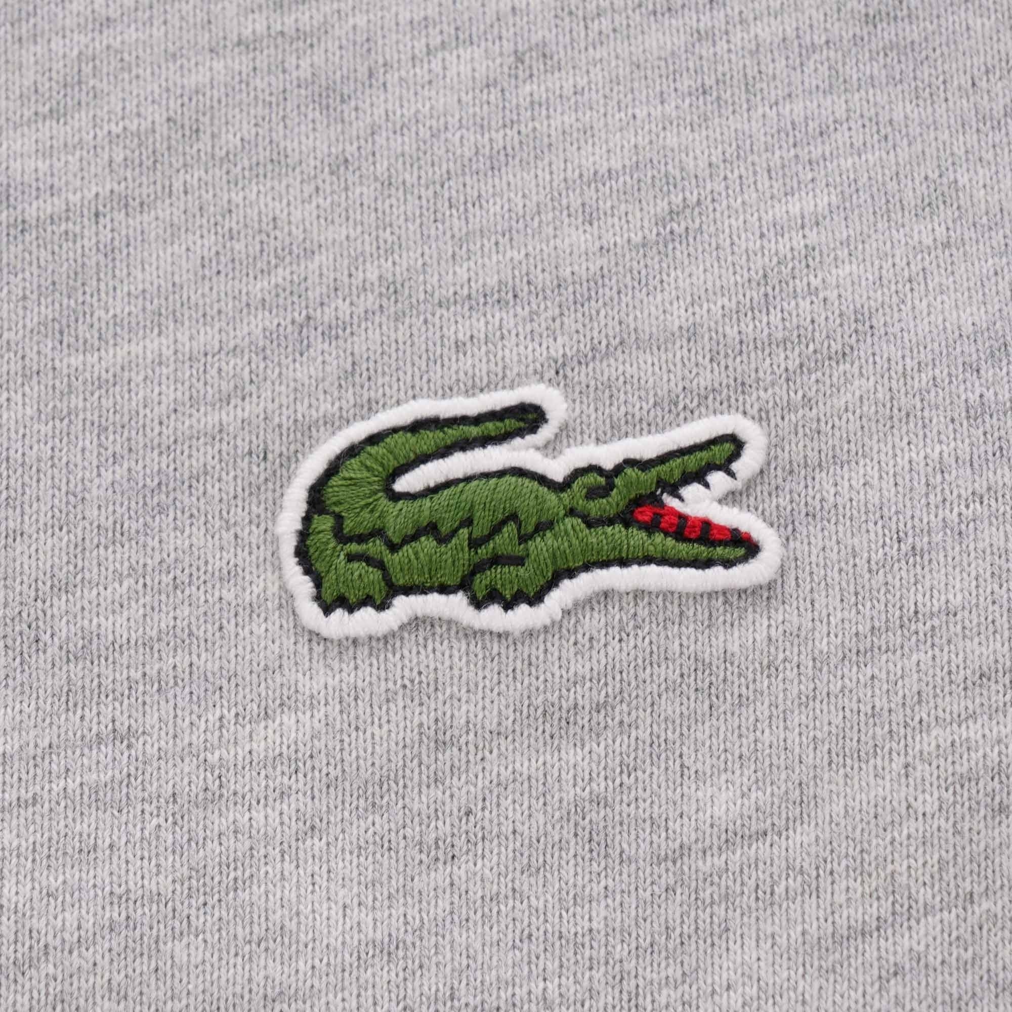 Lacoste Contrast Accents Sweatshirt - Silver Chine