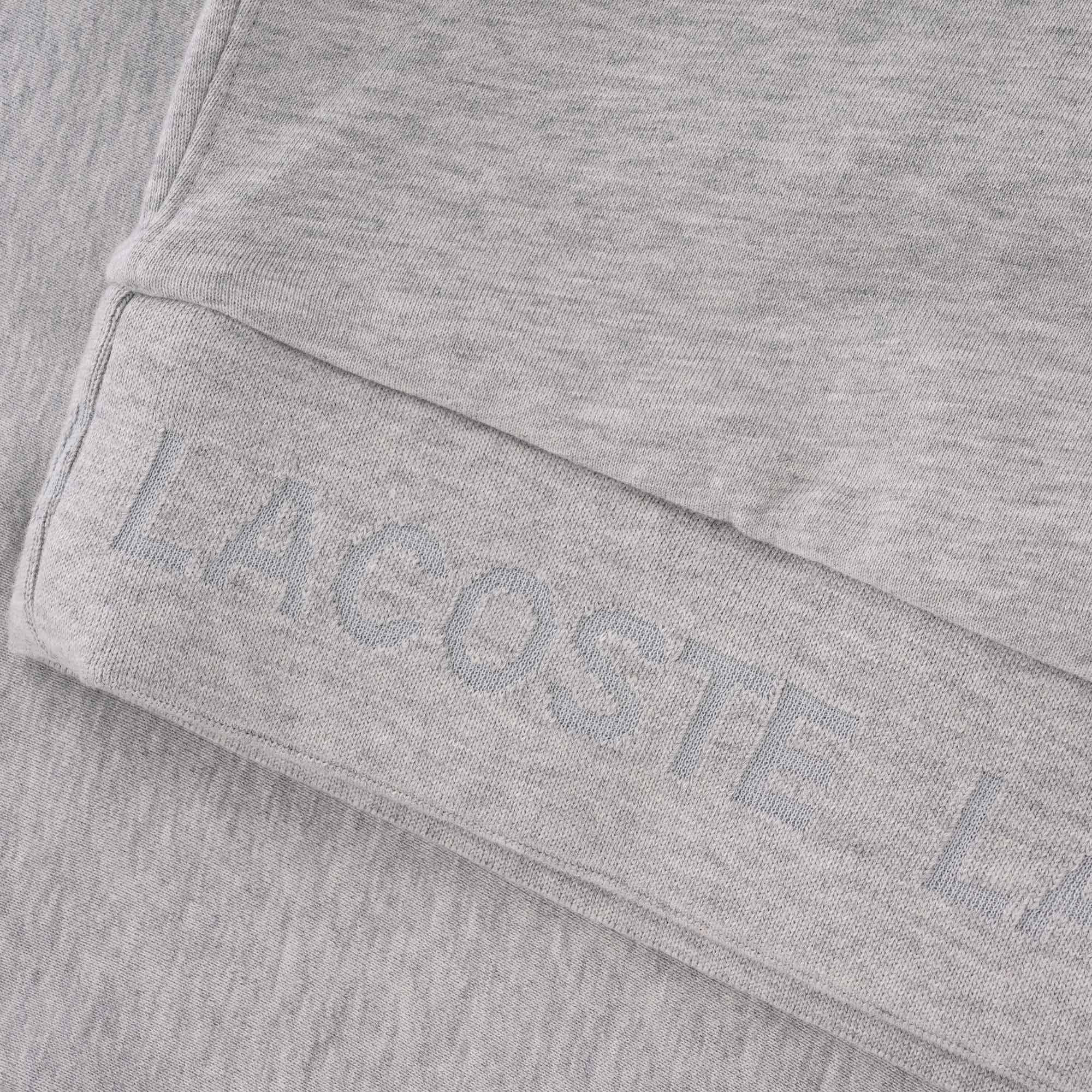 Lacoste Contrast Accents Sweatshirt - Silver Chine