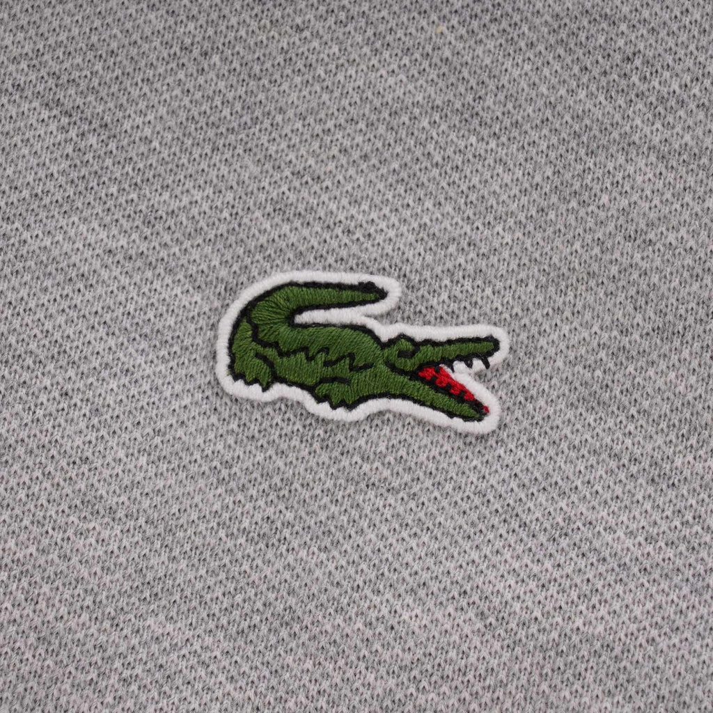 Lacoste Zip-Up Fleece Sweatshirt - Silver Chine