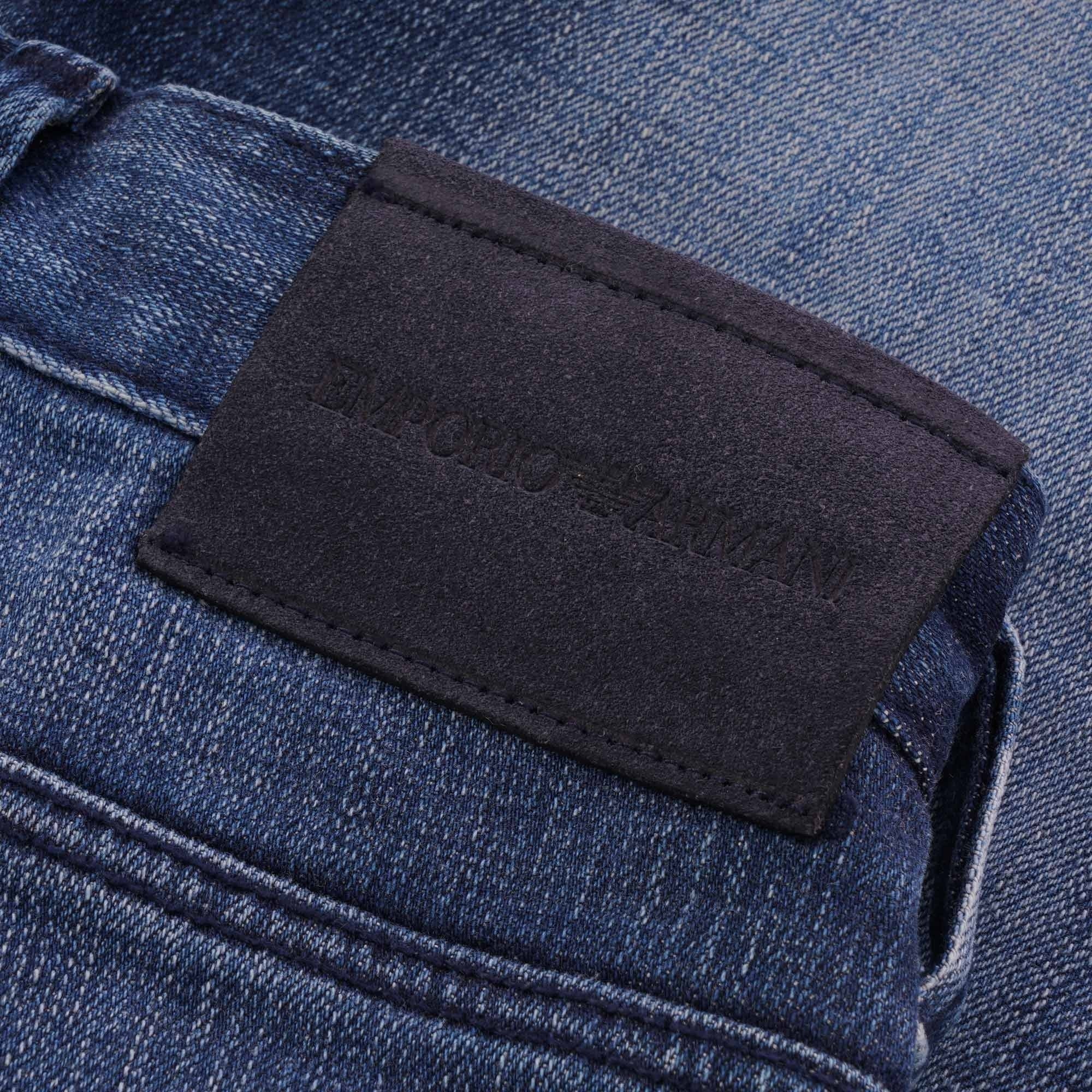 Emporio Armani J06 Comfort Denim Jeans - Dark Denim Blue