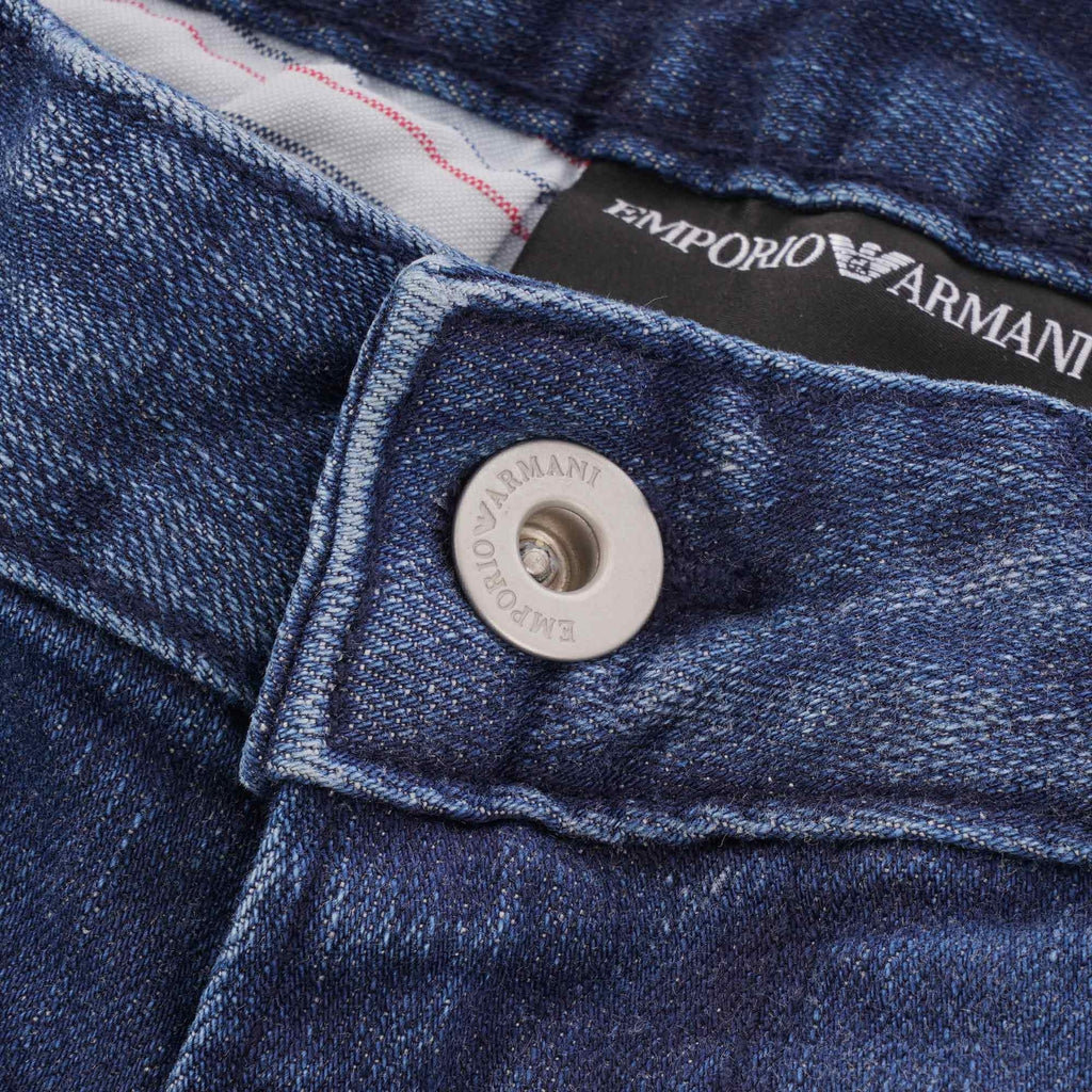 Emporio Armani J06 Comfort Denim Jeans - Dark Denim Blue