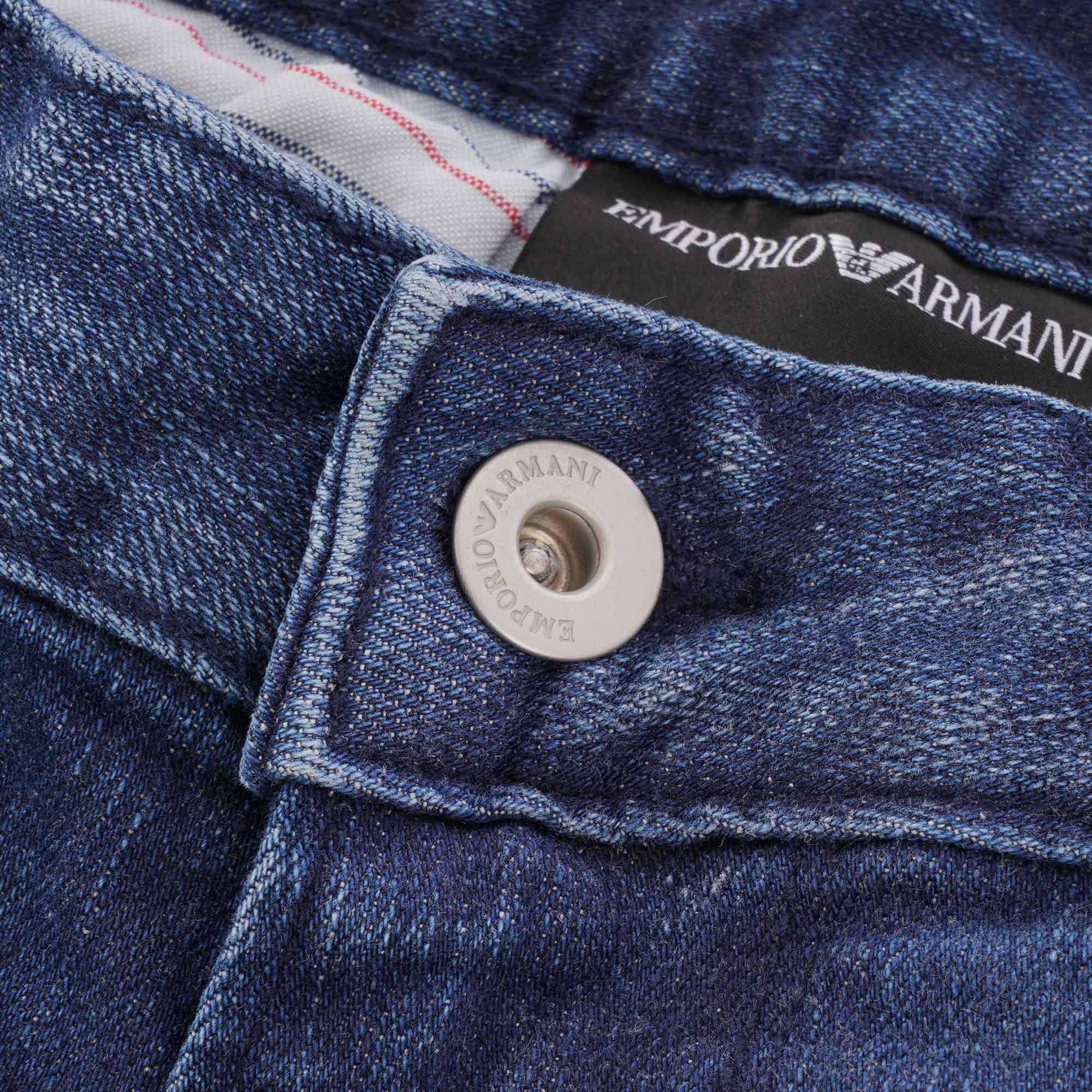 Emporio Armani J06 Comfort Denim Jeans - Dark Denim Blue