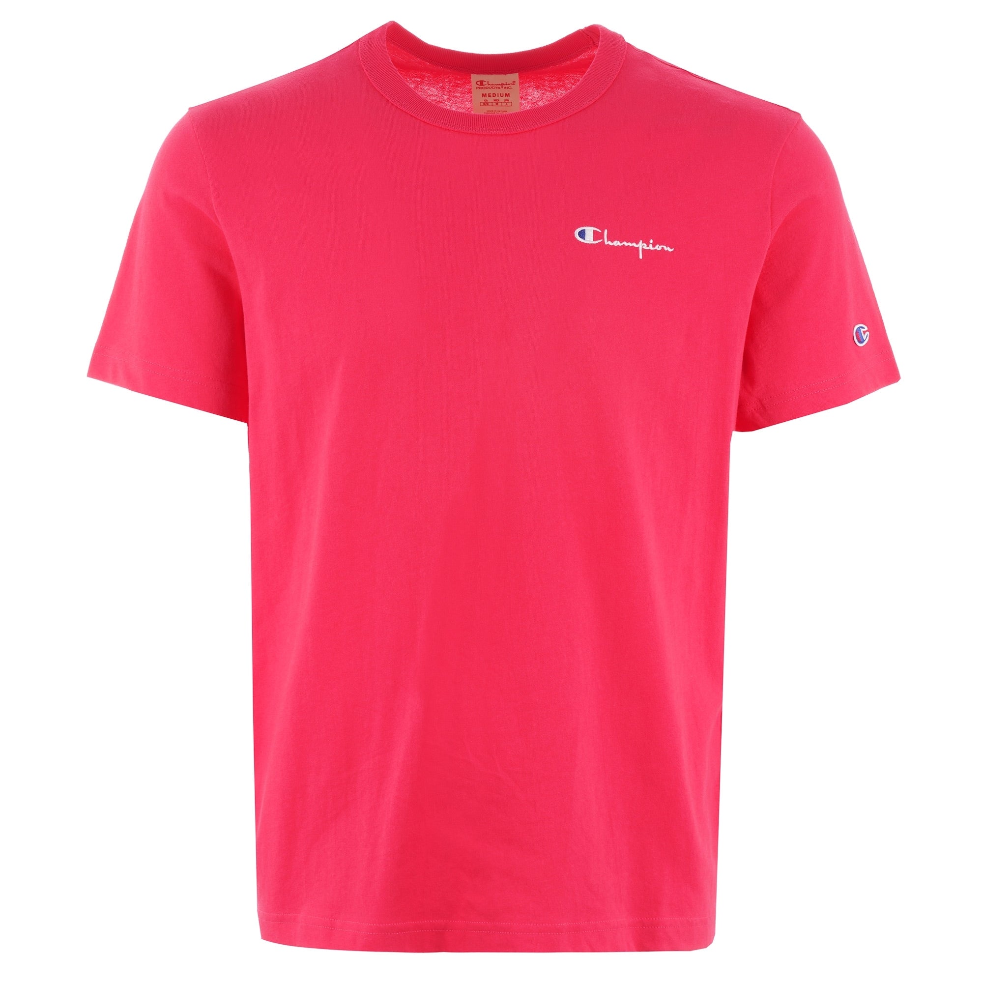 Champion Small Script Logo T-Shirt - Pink