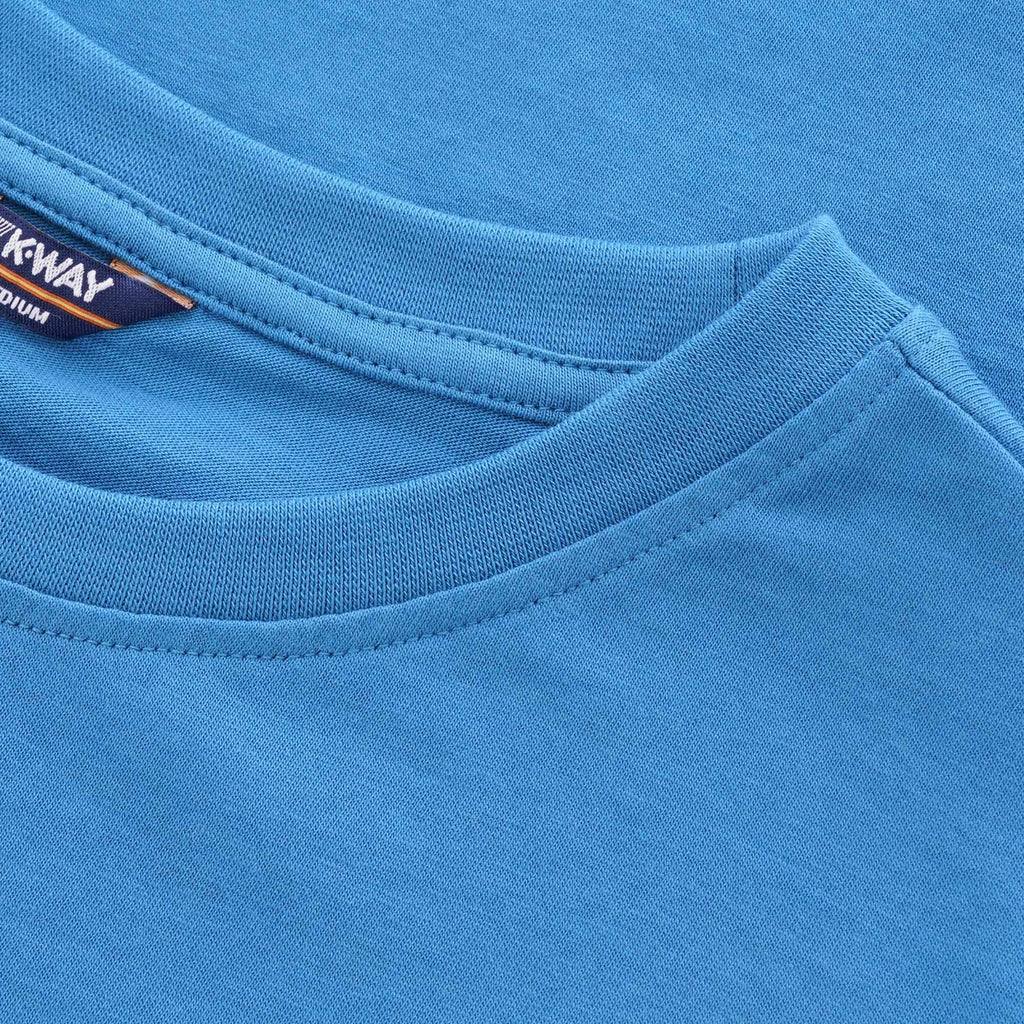 K-Way Pete Macro Logo T-Shirt - Blue