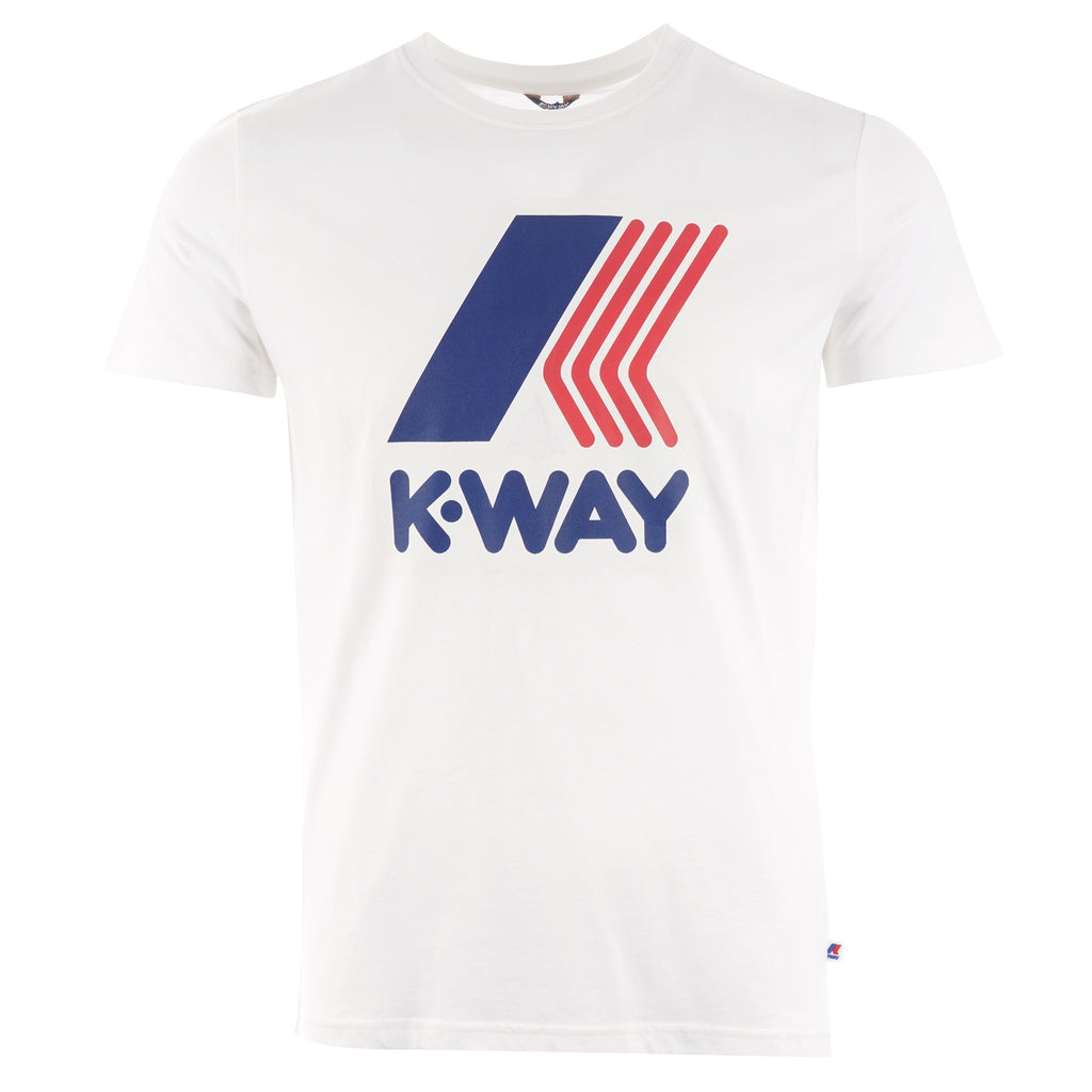 K-Way Pete Macro Logo T-Shirt - White