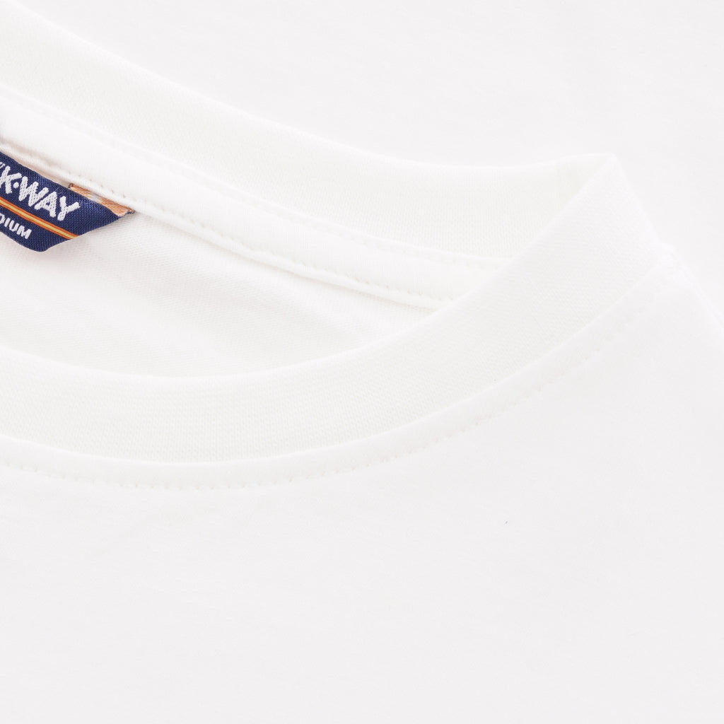K-Way Pete Macro Logo T-Shirt - White