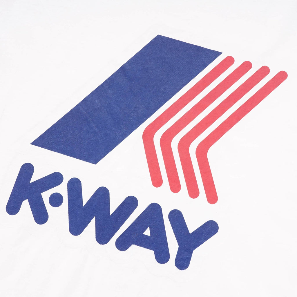 K-Way Pete Macro Logo T-Shirt - White
