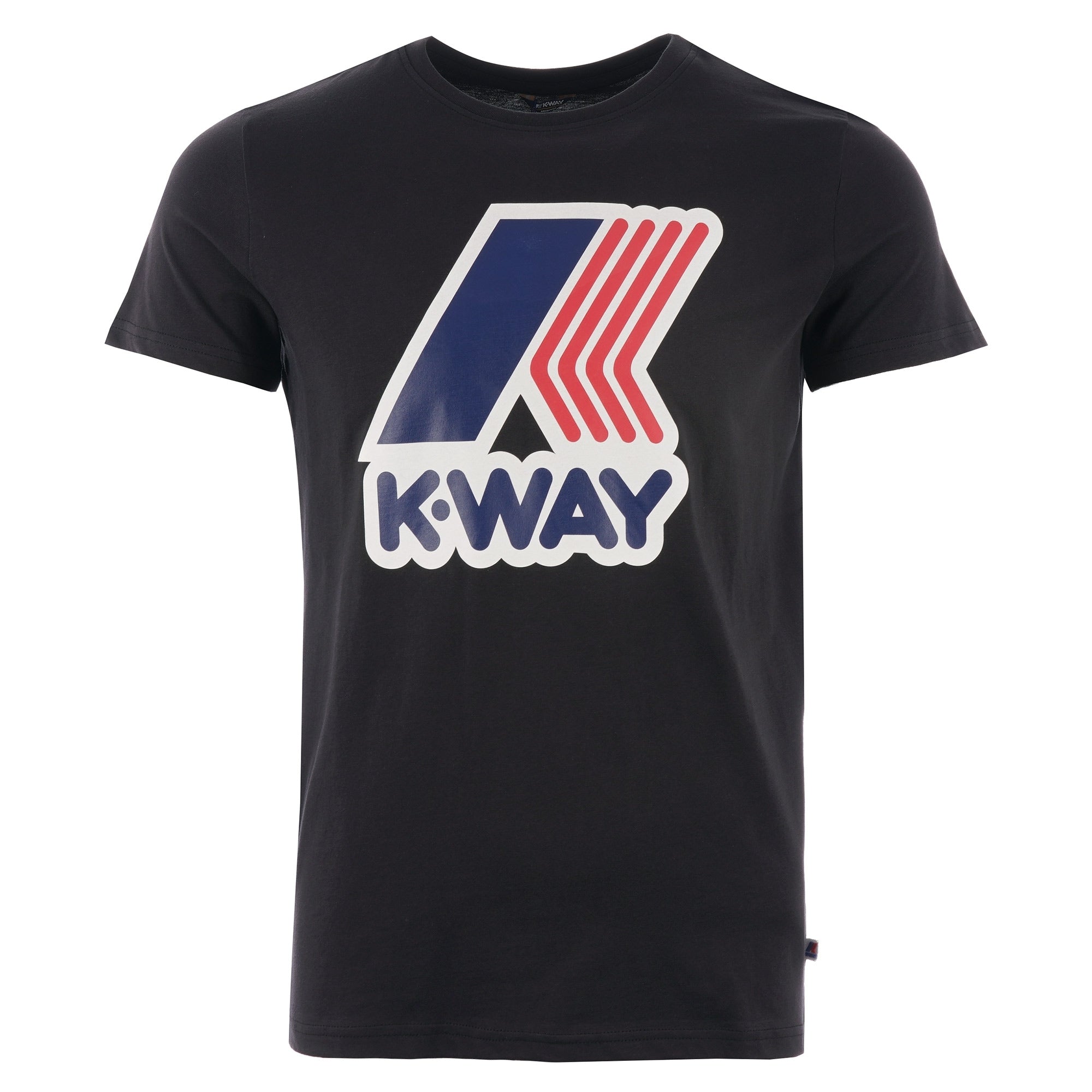 K-Way Pete Macro Logo T-Shirt - Black