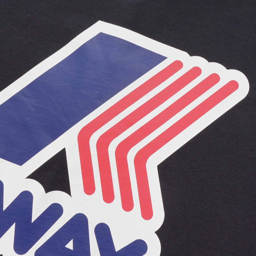K-Way Pete Macro Logo T-Shirt - Black