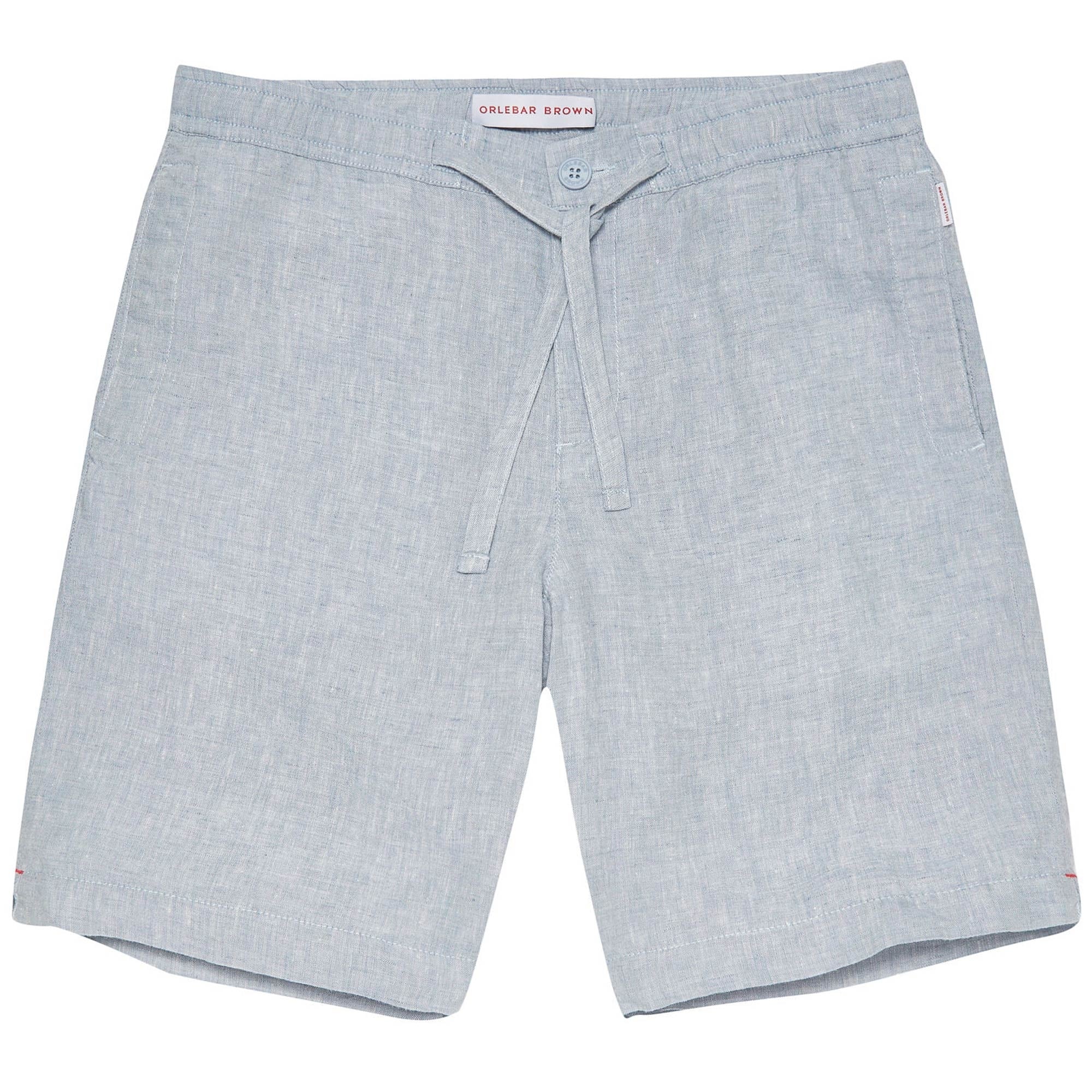 Orlebar Brown Harton Linen Shorts - Chambray