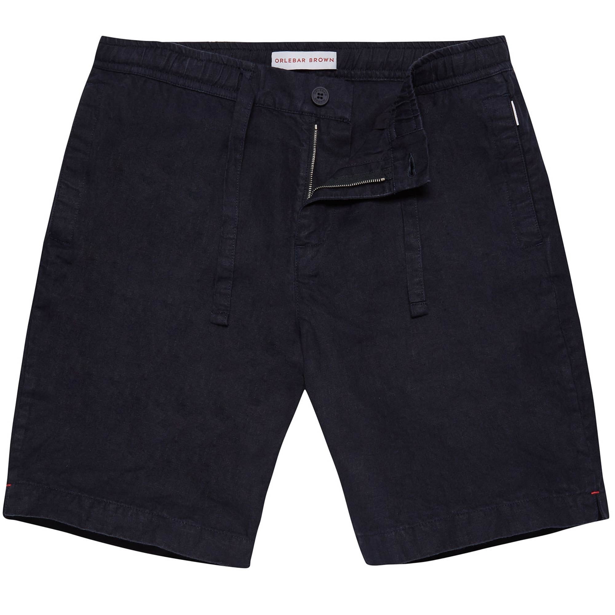 Orlebar Brown Harton Linen Shorts - Navy