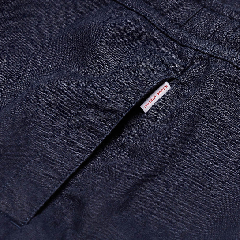 Orlebar Brown Harton Linen Shorts - Navy