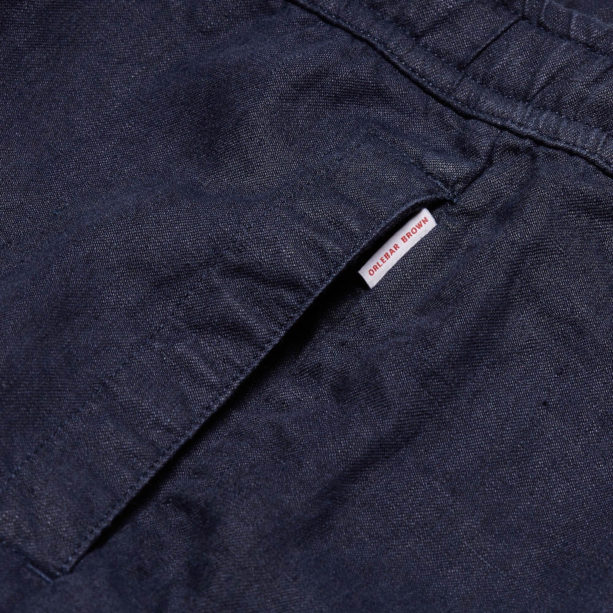 Orlebar Brown Harton Linen Shorts - Navy