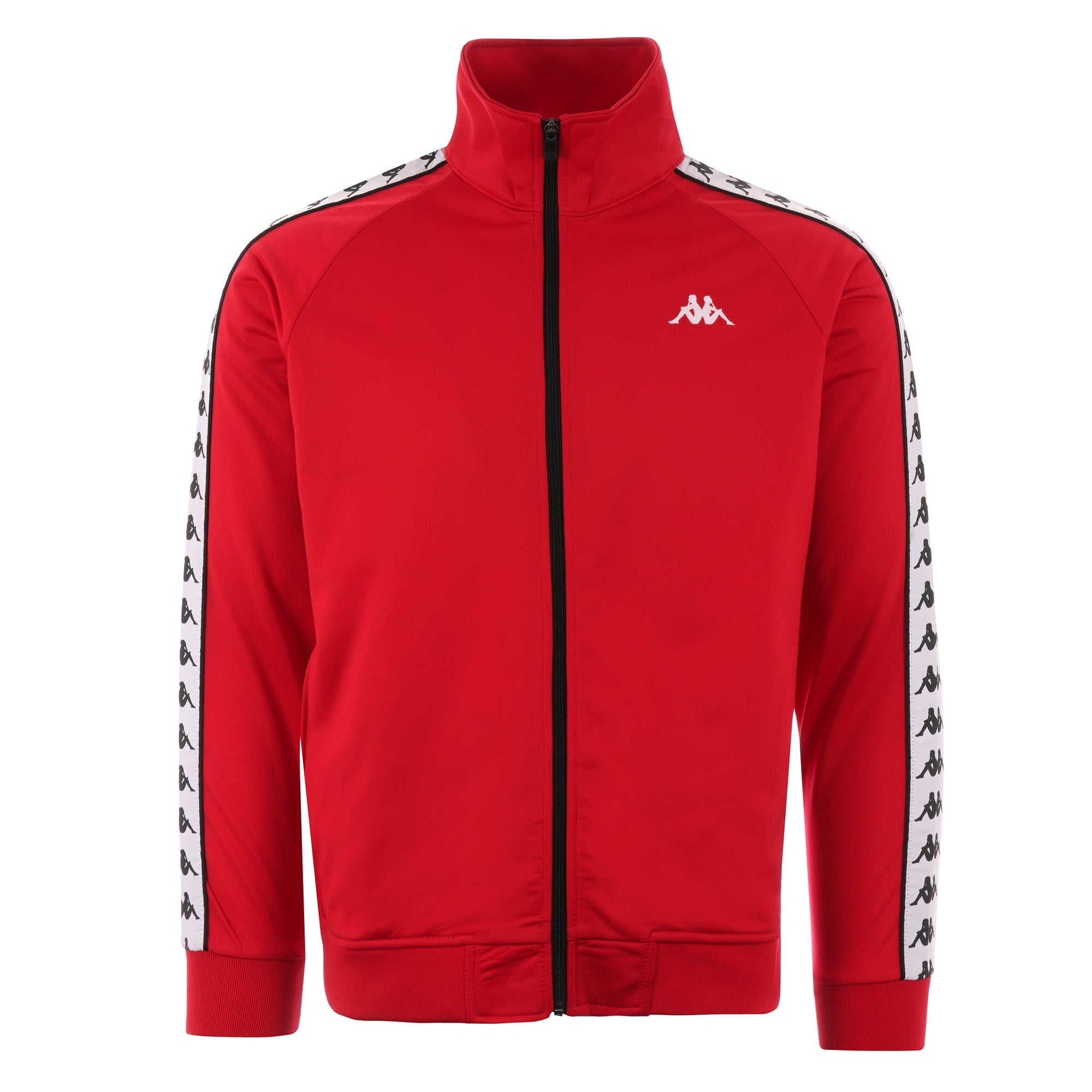 Kappa Banda Anniston Track Top - Red, White & Black