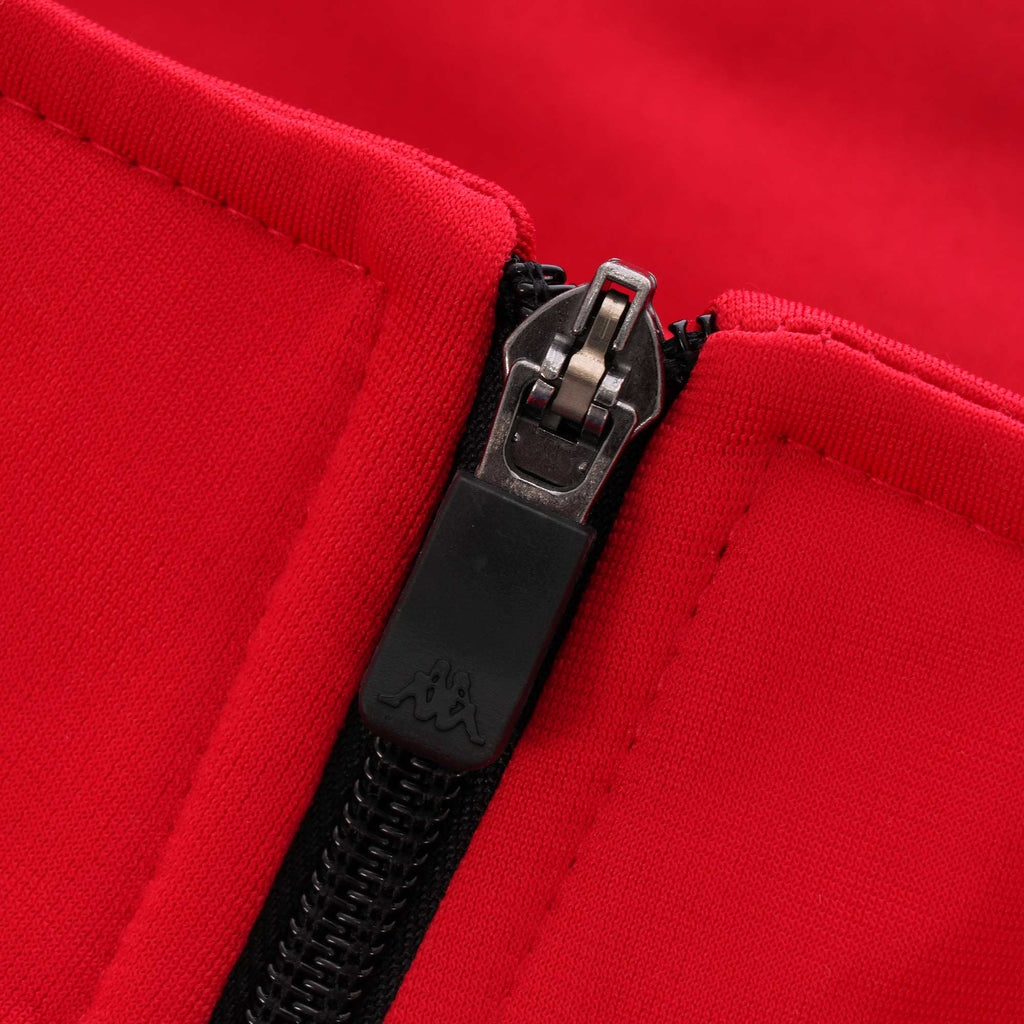 Kappa Banda Anniston Track Top - Red, White & Black