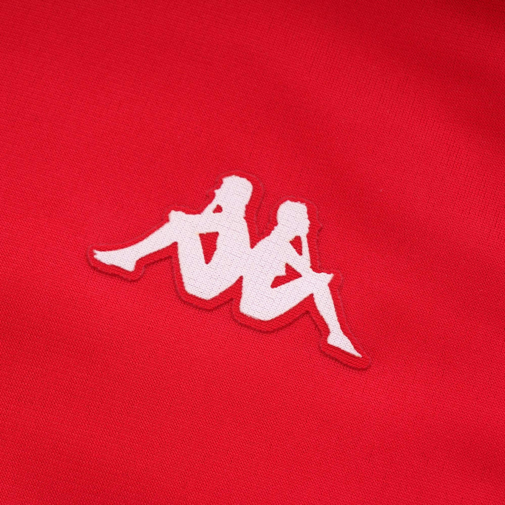 Kappa Banda Anniston Track Top - Red, White & Black