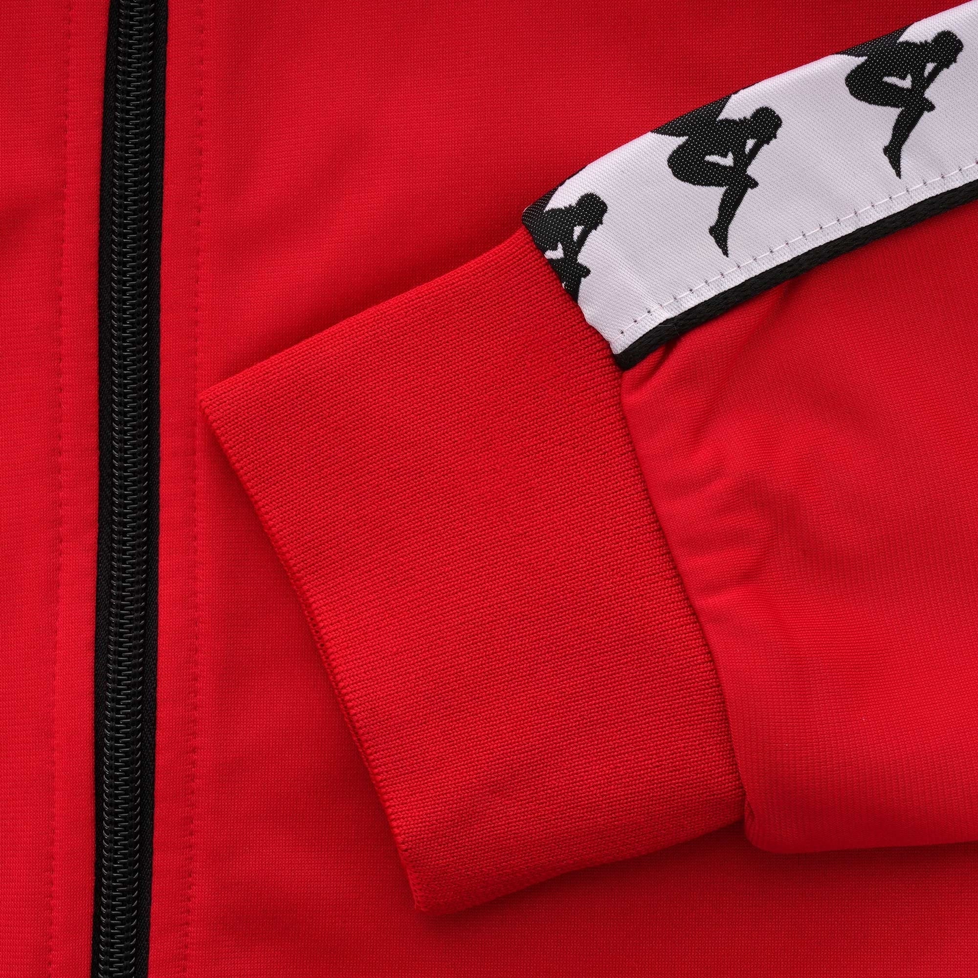 Kappa Banda Anniston Track Top - Red, White & Black