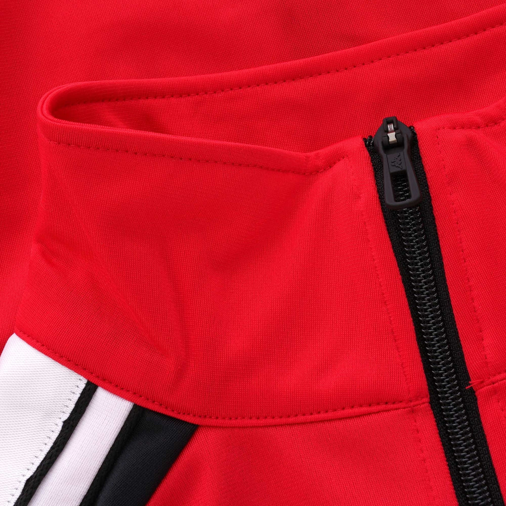 Kappa Bafer Authentic Jacket - Red, Black & White