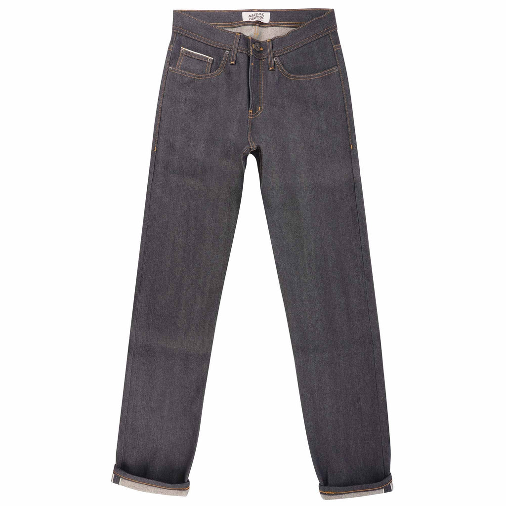 Naked and Famous Denim Weird Guy Guardian Selvedge Denim - Indigo