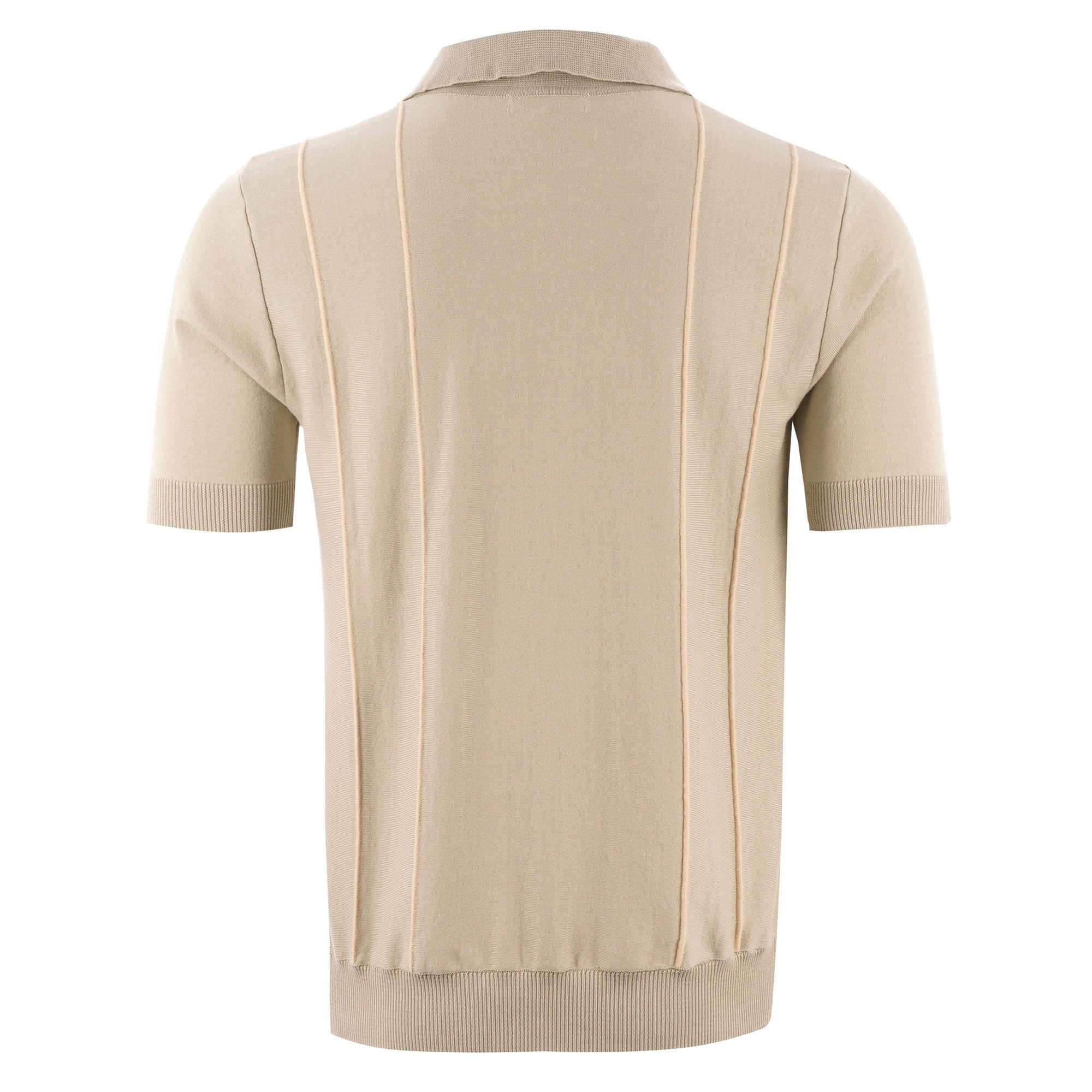 Far Afield Alfaro Polo Shirt - Agate Grey & Biscotti