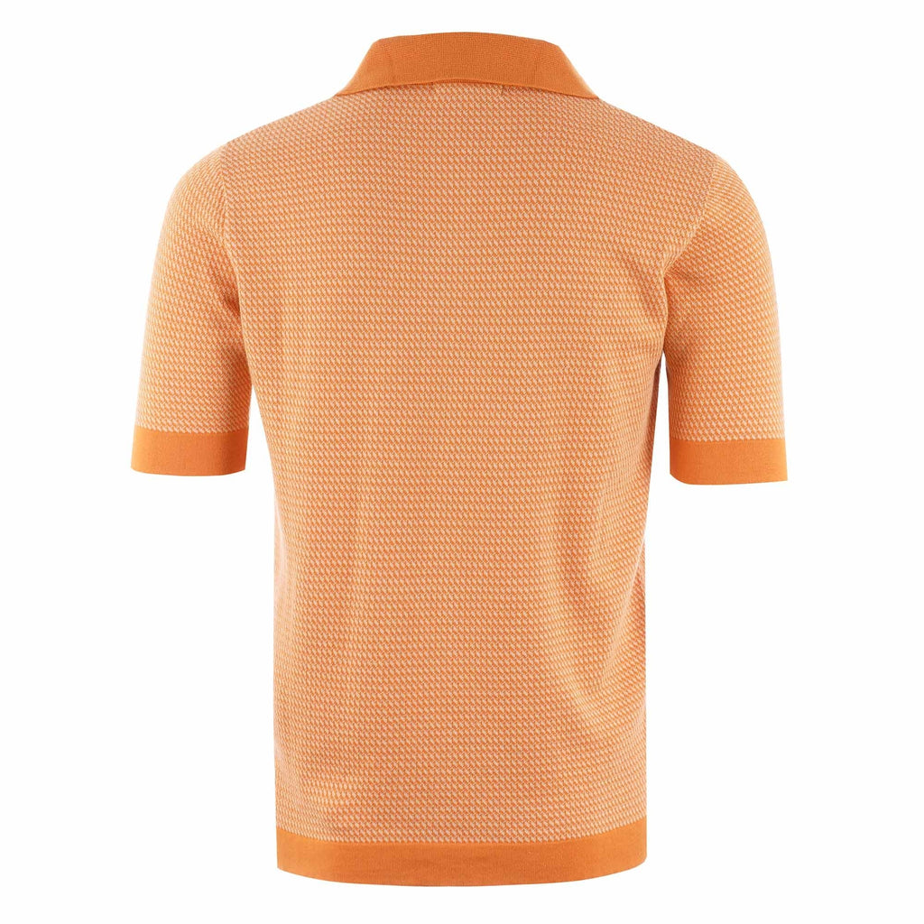 Far Afield Leon Polo Shirt - Nugget & Biscotti