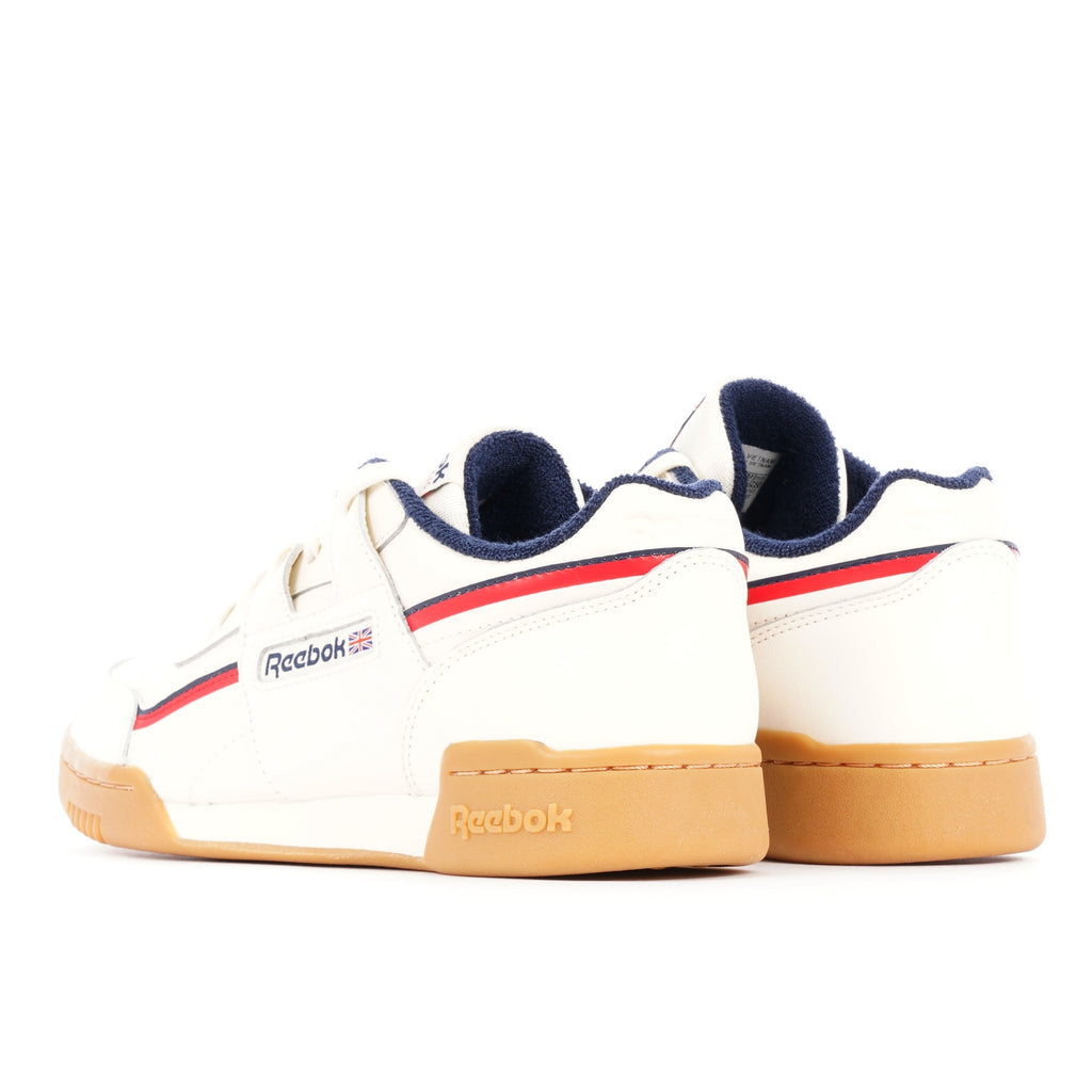 Reebok Workout Plus - Classic White, Navy & Red