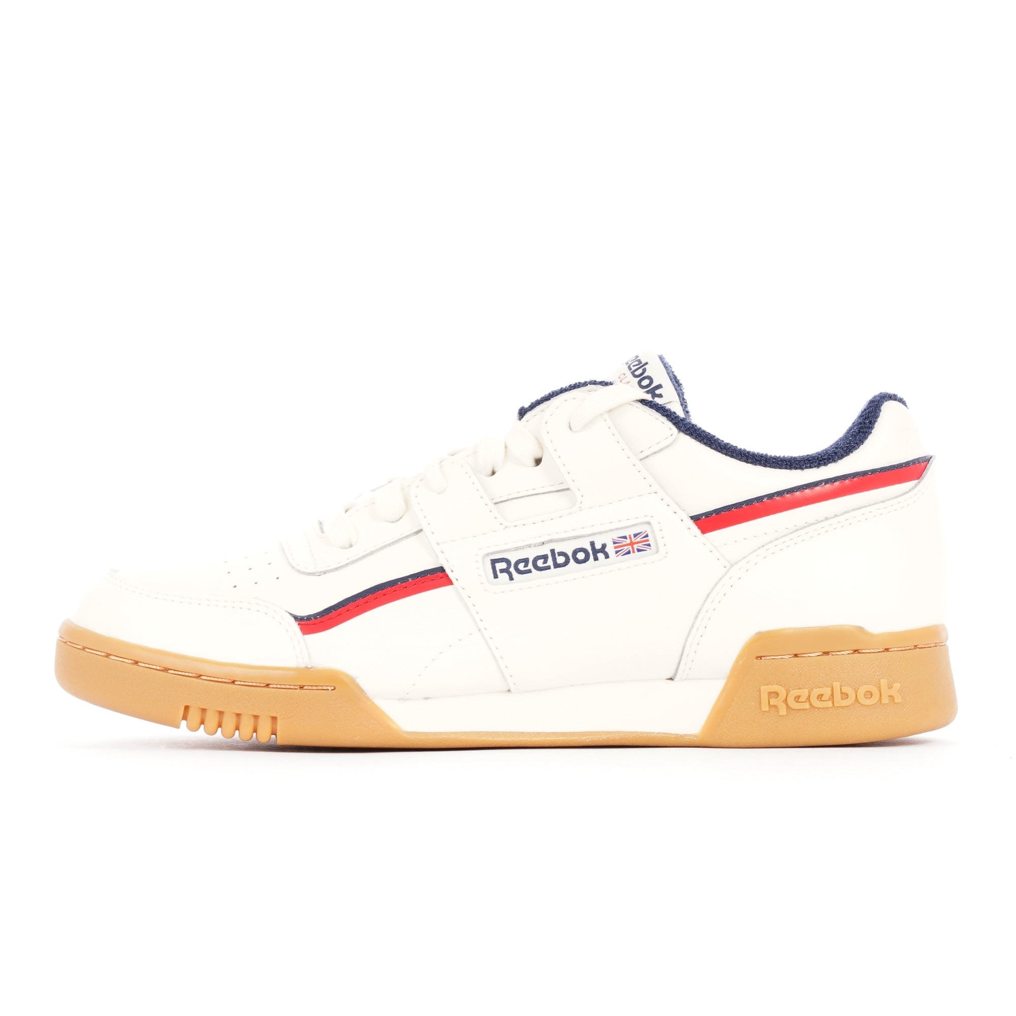 Reebok Workout Plus - Classic White, Navy & Red