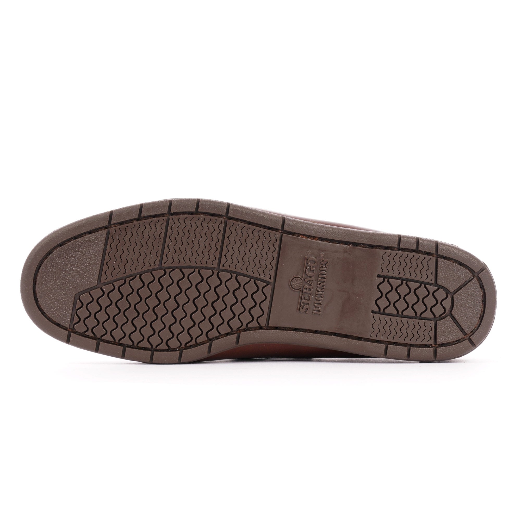 Sebago Schooner Waxed Leather Boat Shoes - Brown