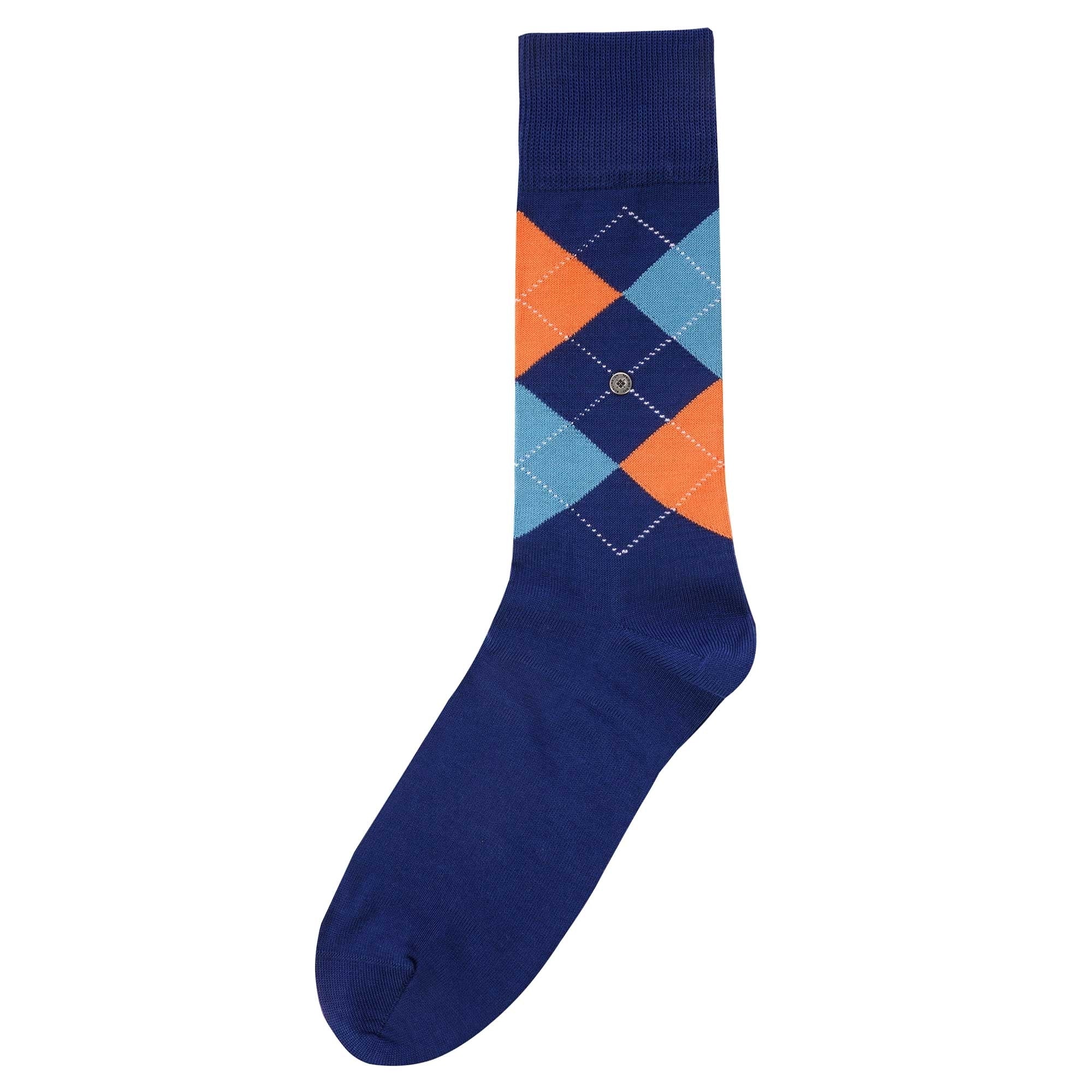 Burlington Socks Manchester Socks - Blue & Aqua