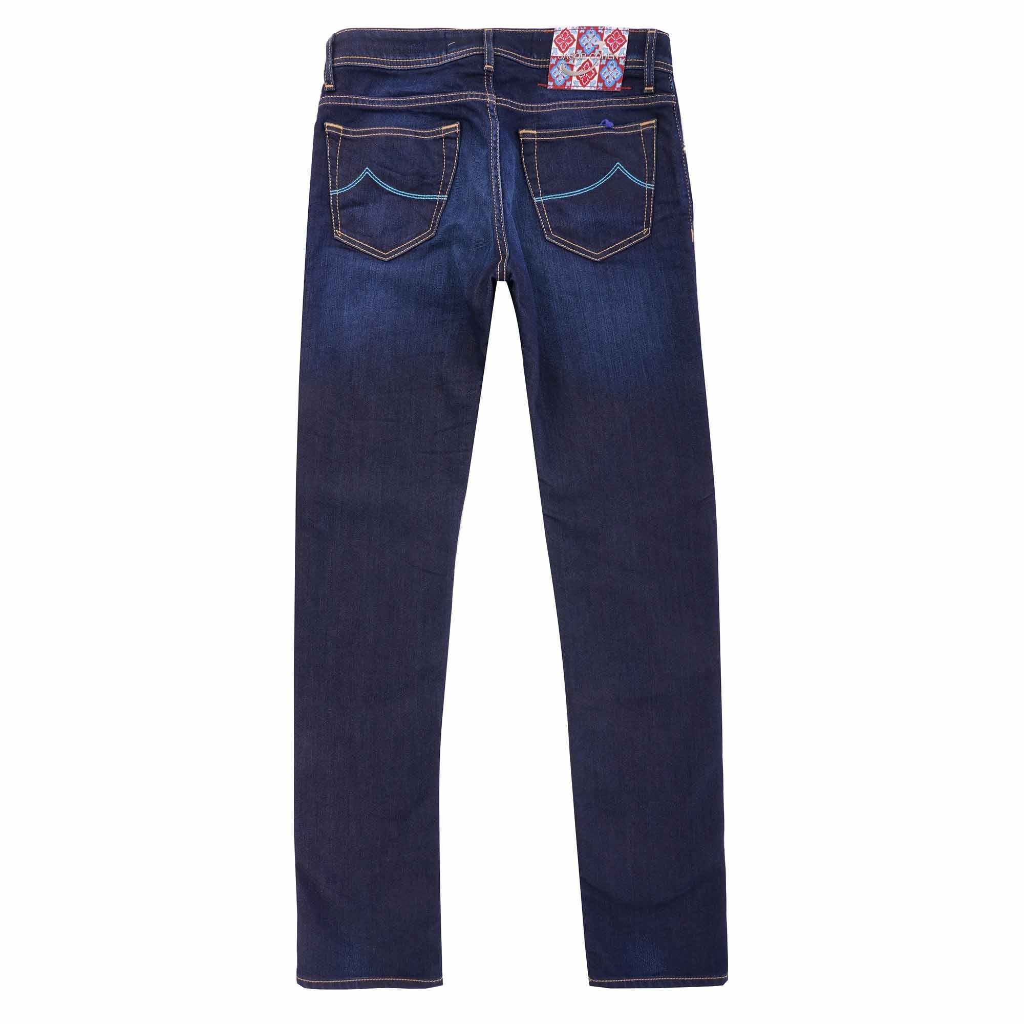 Jacob Cohen Special Edition J688 Turquoise Comfort Jeans at Dandy