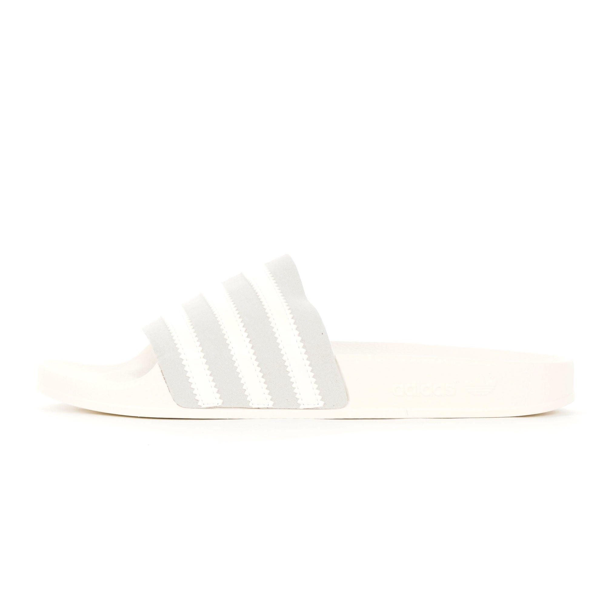 Adidas Originals Adilette Slides - Grey Two, FTW White & Off White