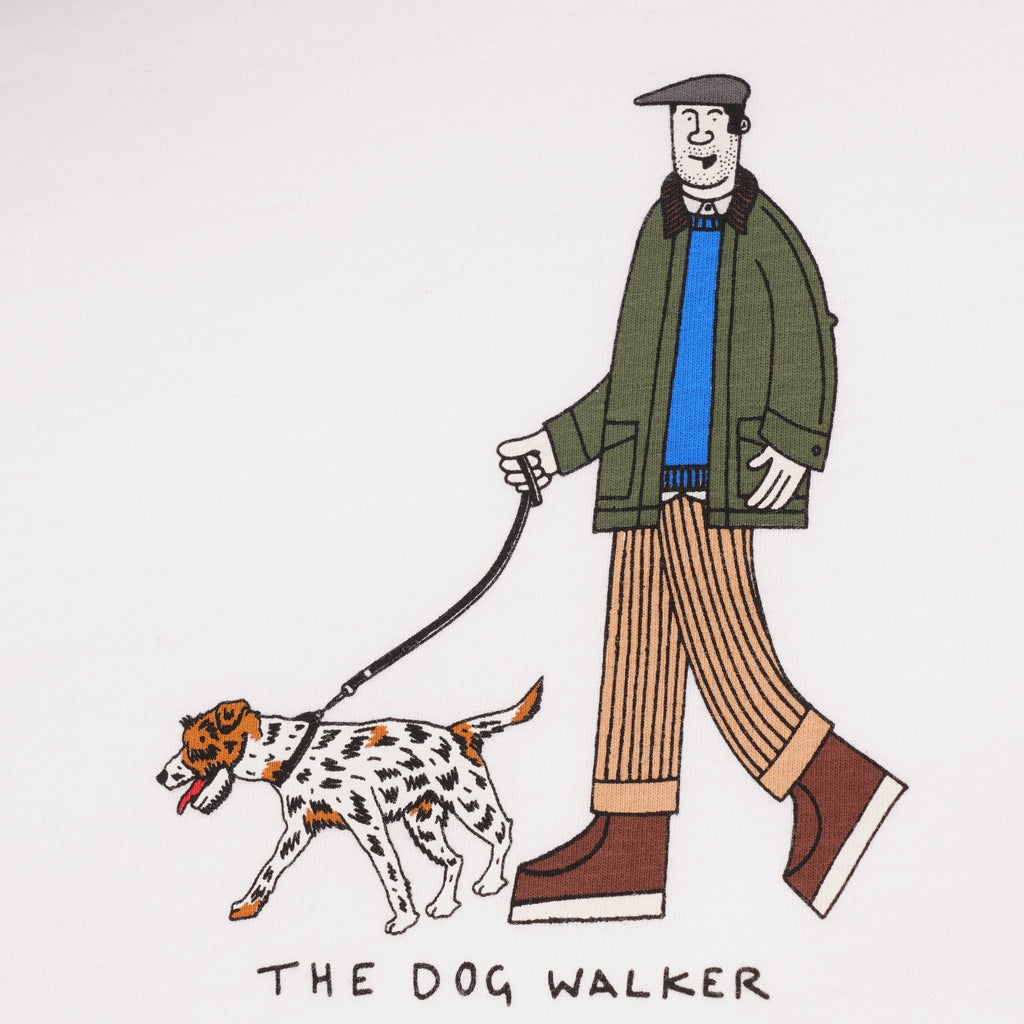Barbour x Josh Parkin Rambler Dog Walker T-Shirt - White