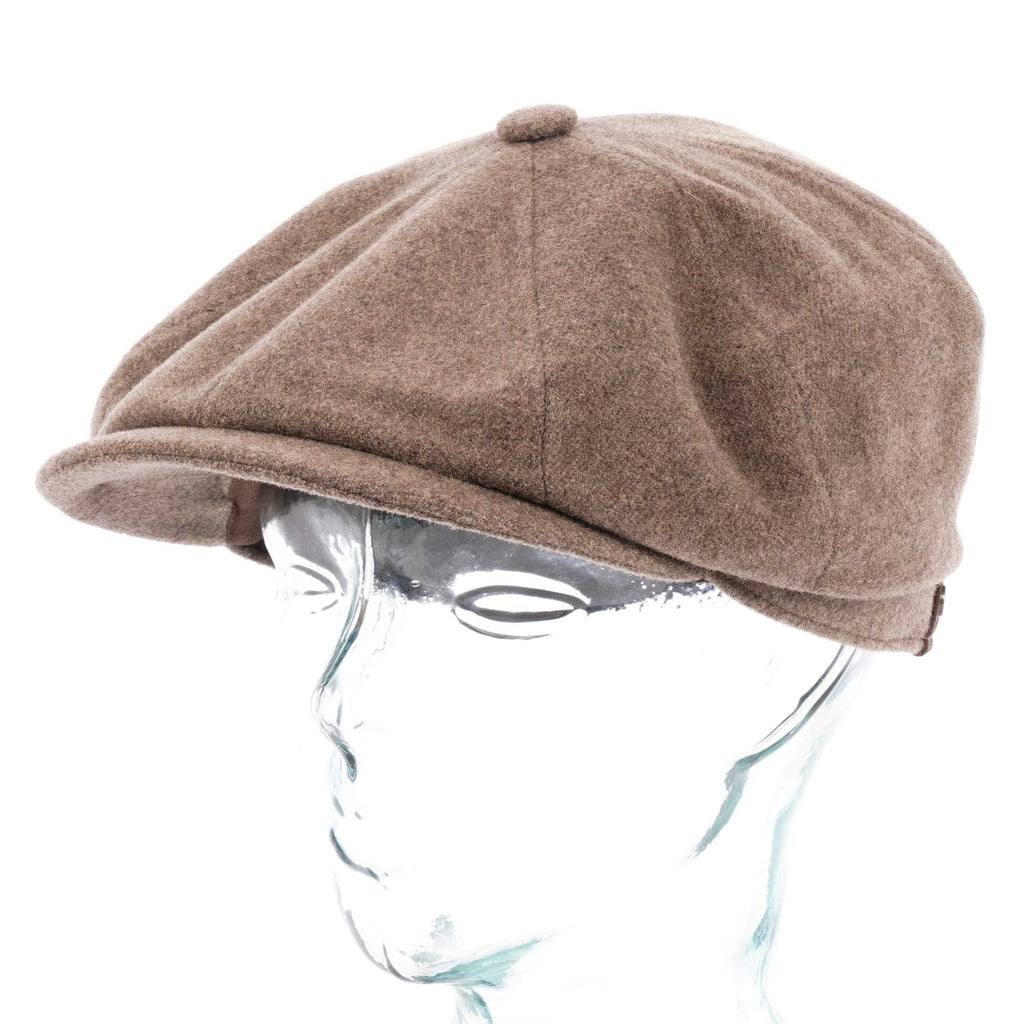 Stetson Hats Wool & Cashmere Hatteras Cap - Beige