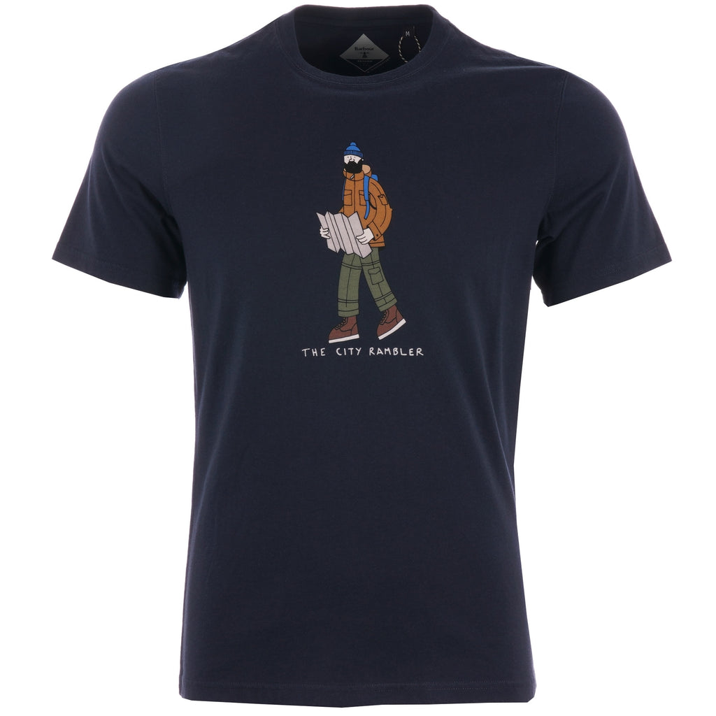 Barbour x Josh Parkin City Rambler T-Shirt - Navy