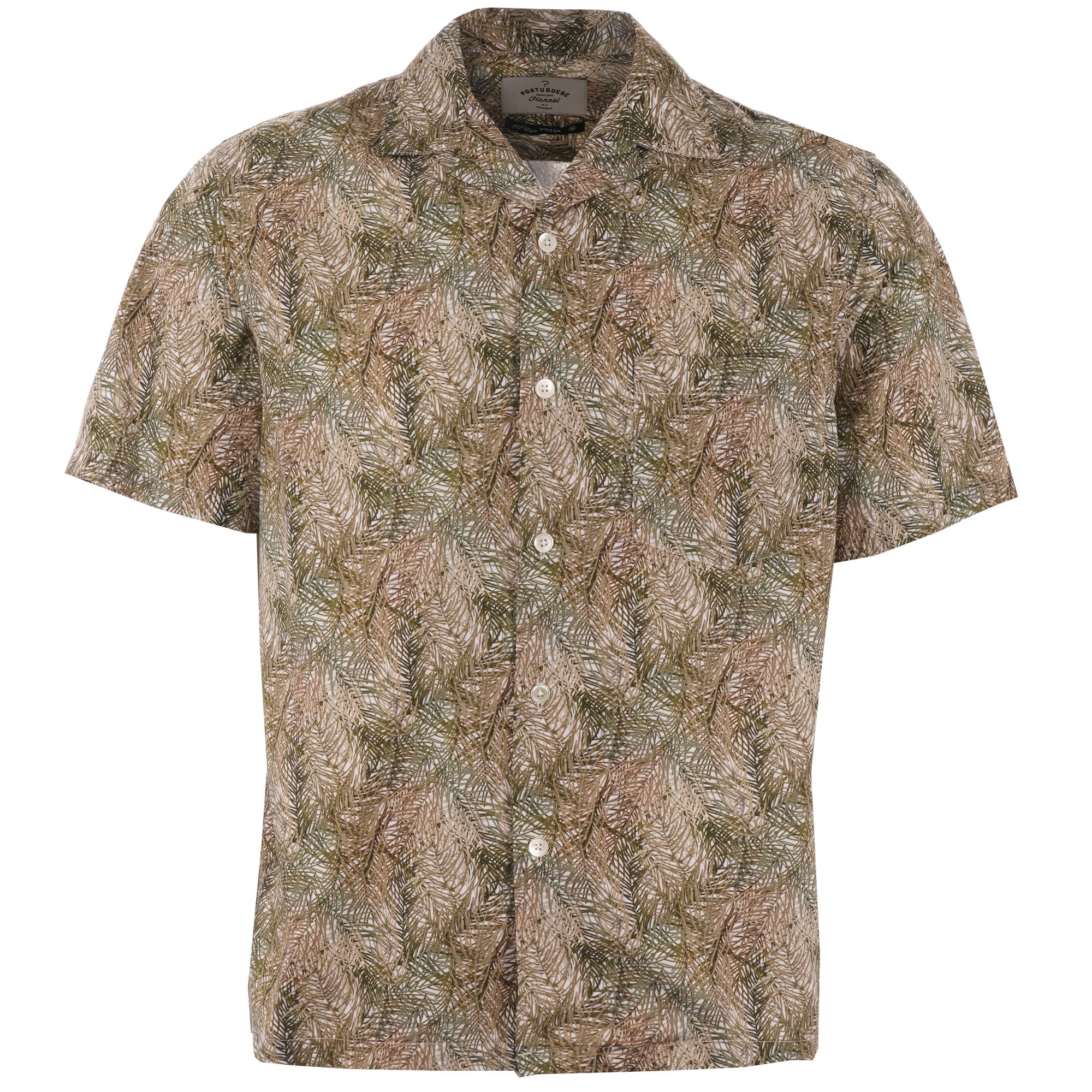 Portuguese Flannel Pine Vacation Shirt - Green