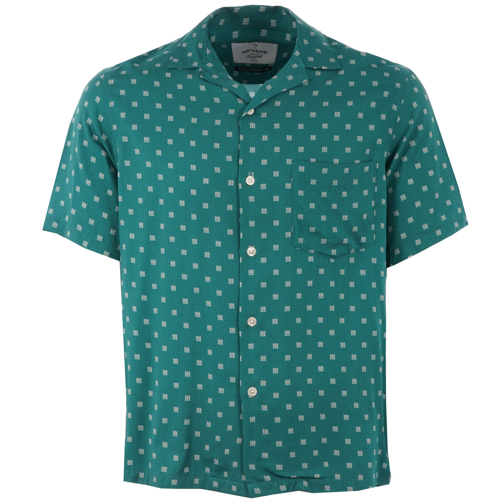 Portuguese Flannel Nash Vacation Shirt - Green