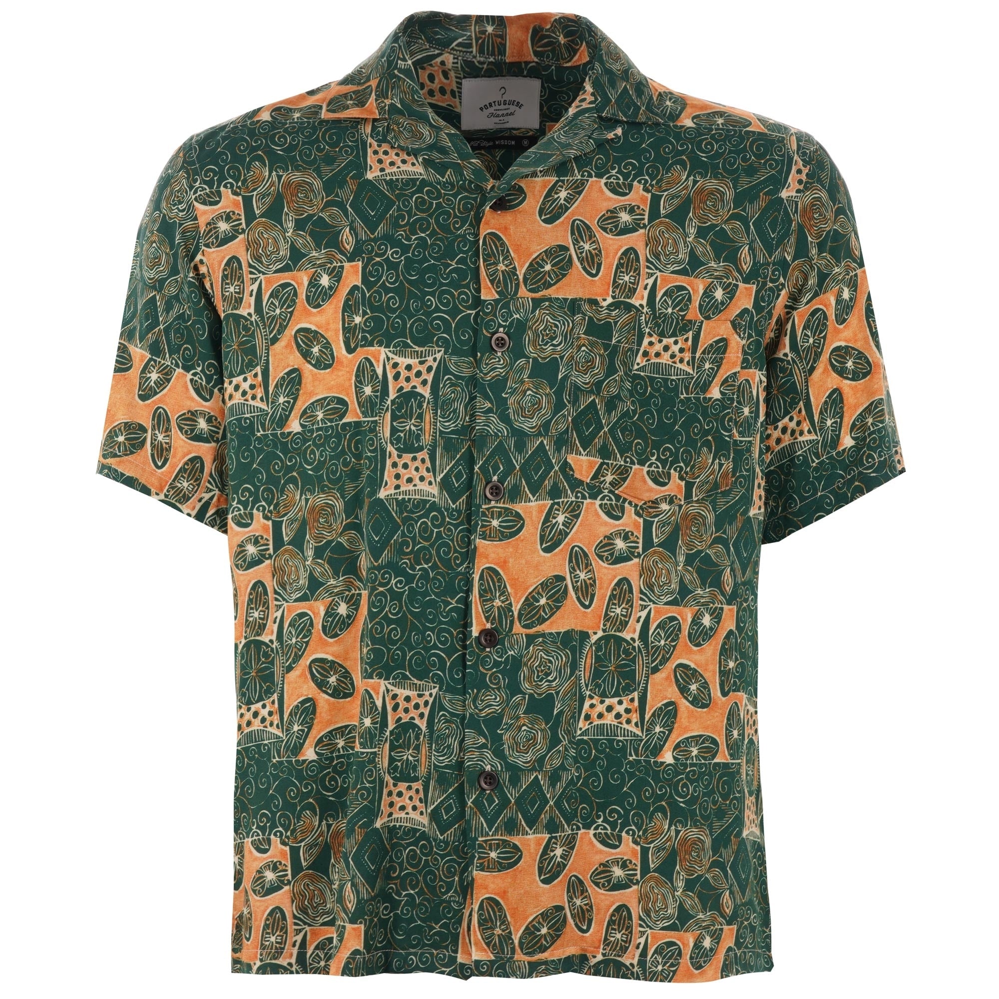Portuguese Flannel Harlam Vacation Shirt - Green