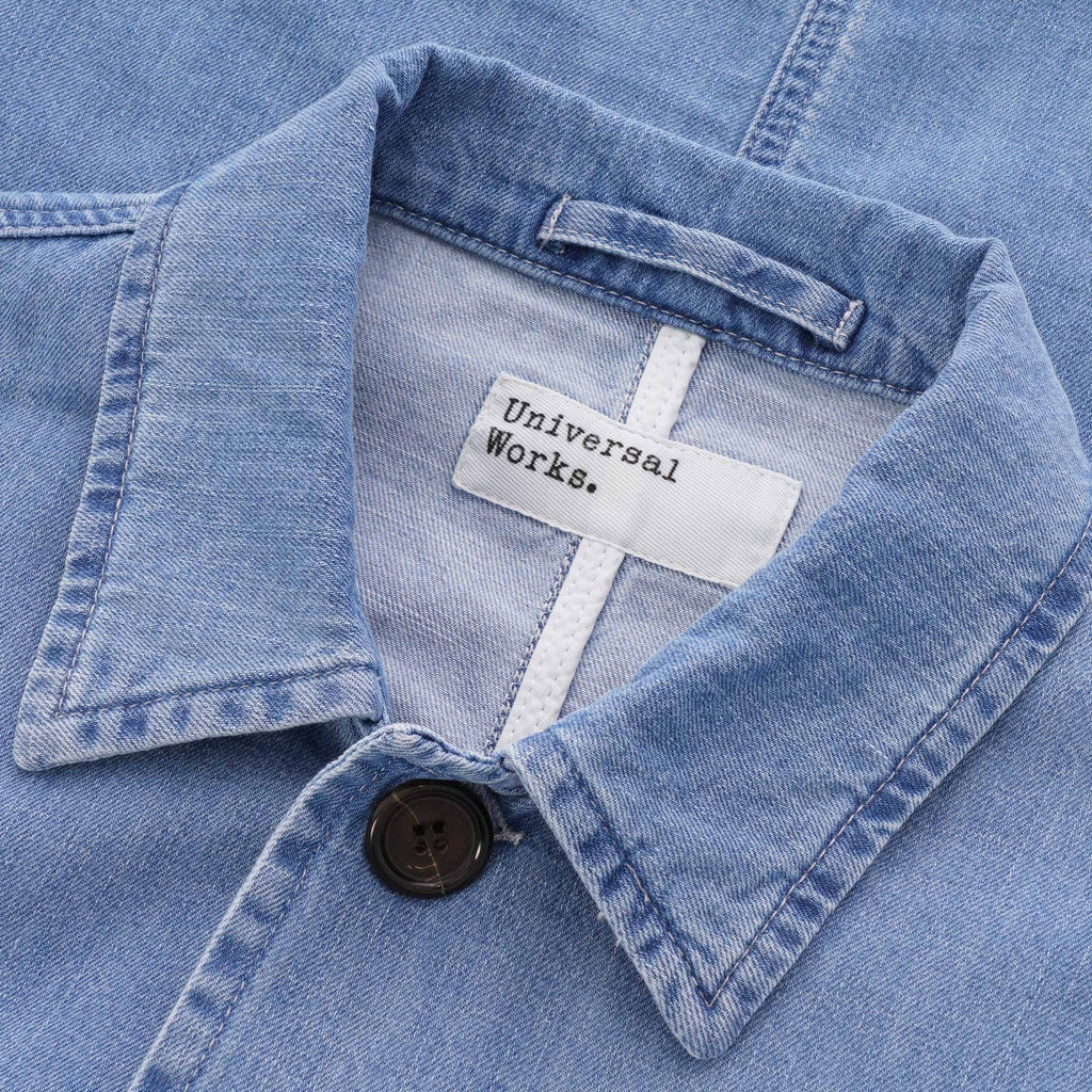Universal Works Summer Denim Bakers Jacket - Indigo