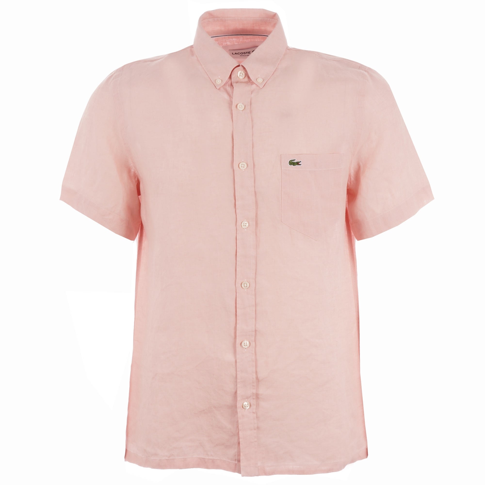 Lacoste Short Sleeve Linen Shirt - Nidius