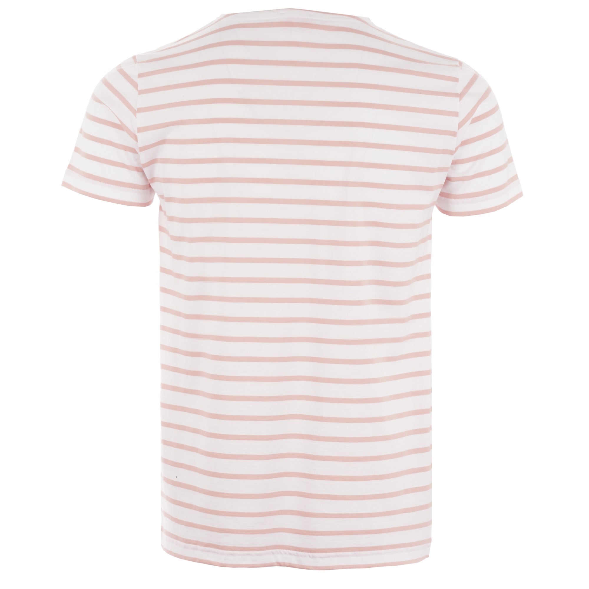 Armor Lux Breton Striped Mariniere T-Shirt - White & Lotus