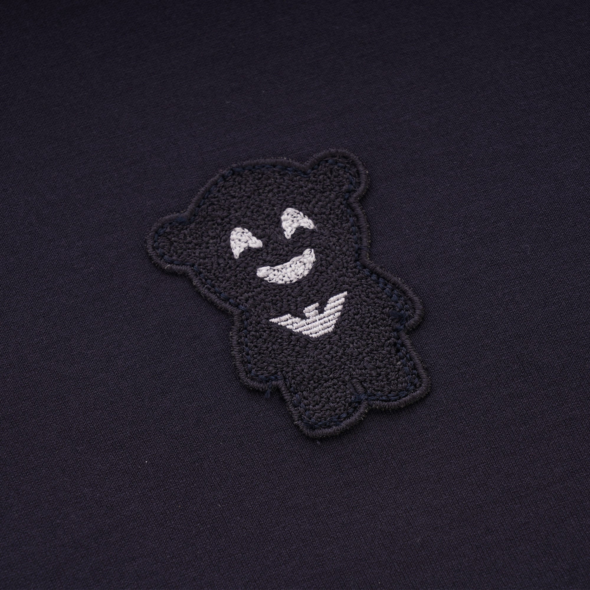 Emporio Armani Manga Bear Patch Polo Shirt - Navy