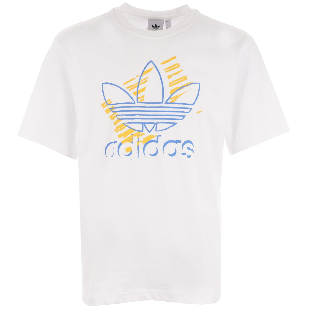 Adidas Originals Trefoil Art T-Shirt - White