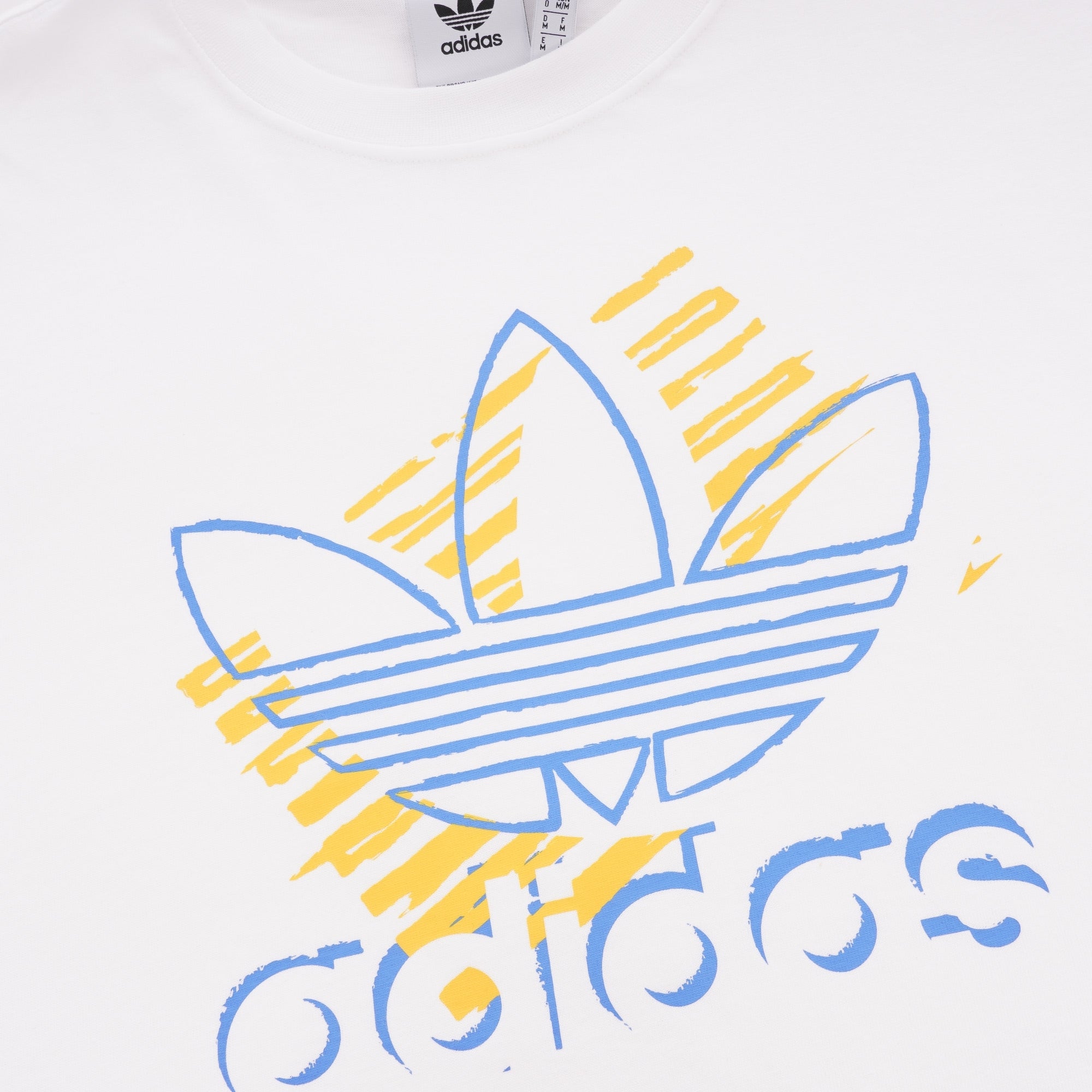 Adidas Originals Trefoil Art T-Shirt - White