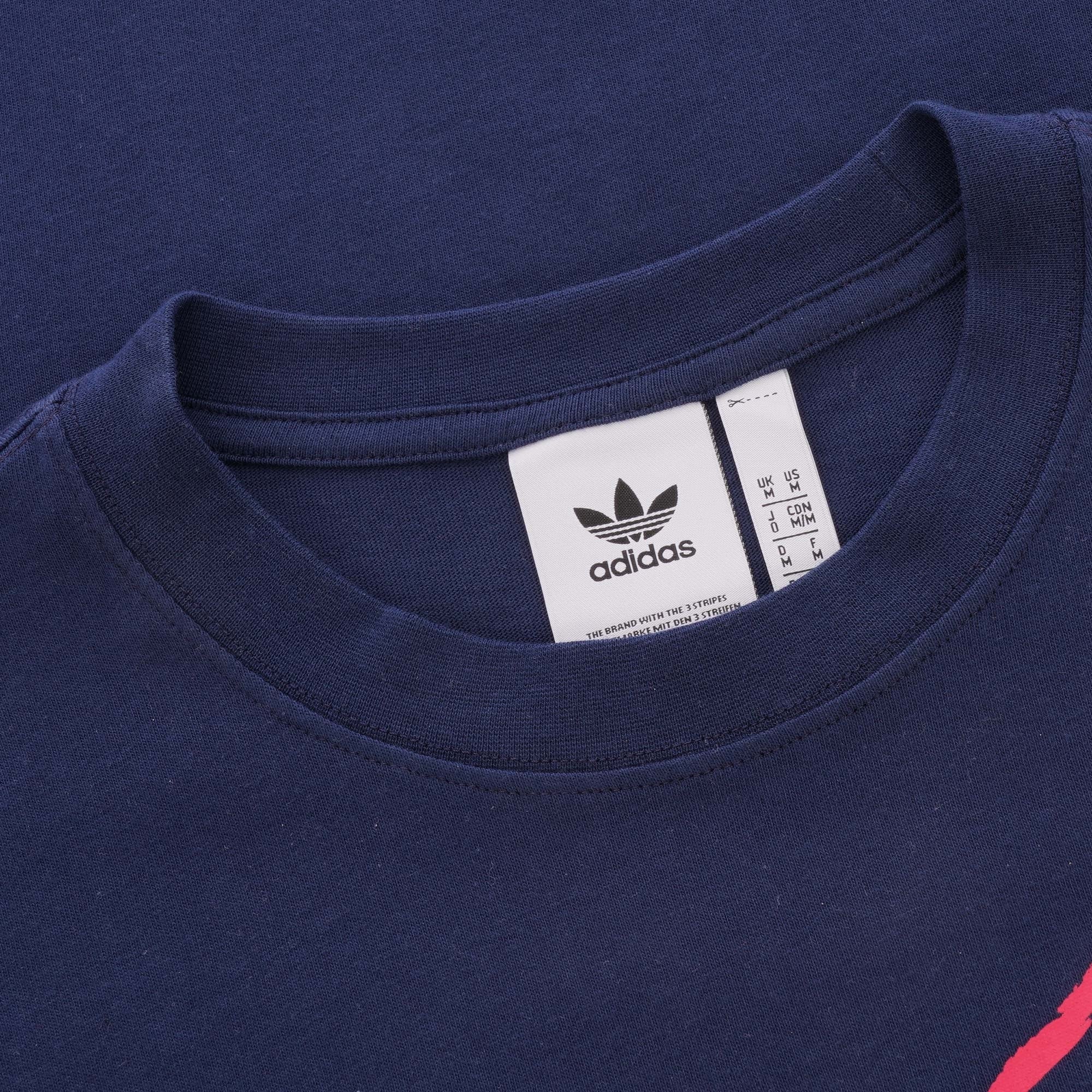 Adidas Originals Trefoil Art T-Shirt - Navy