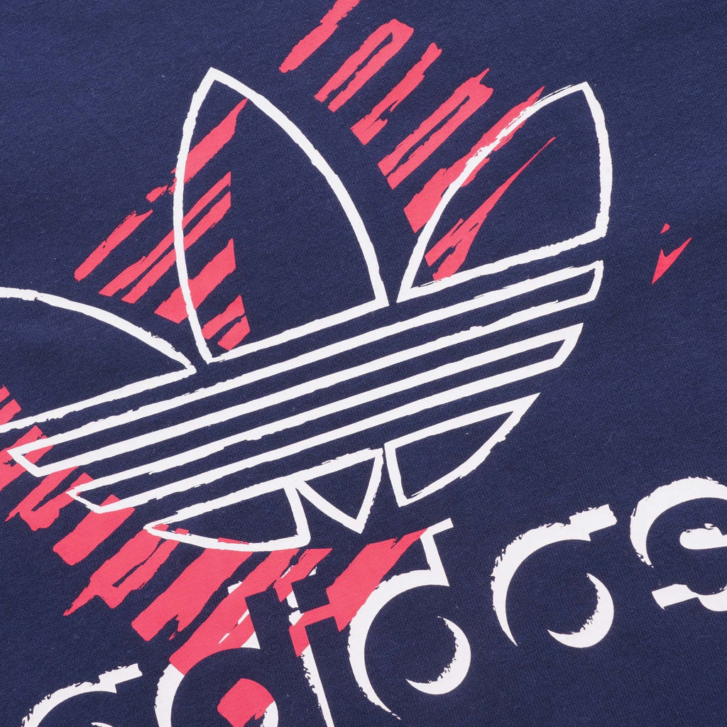 Adidas Originals Trefoil Art T-Shirt - Navy